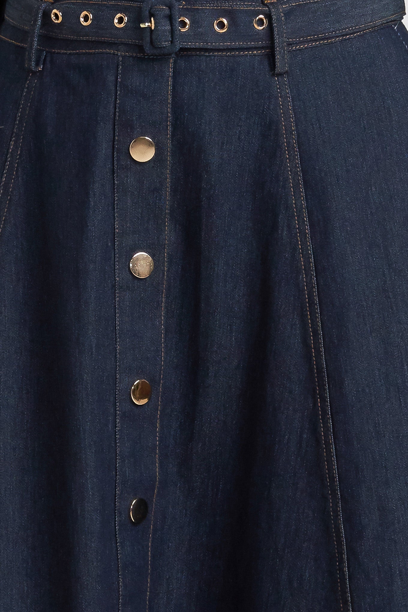 SAIA CIRCULAR DE BALÉ EM JEANS