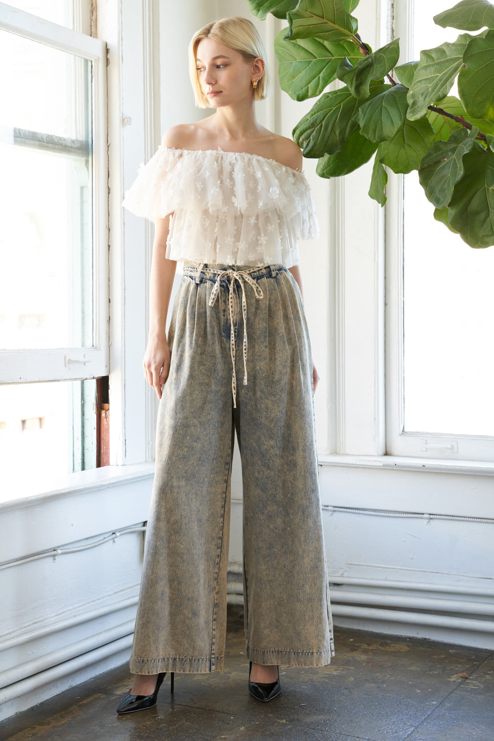 PASSING THOUGH DENIM PANTS - MaraFormigone
