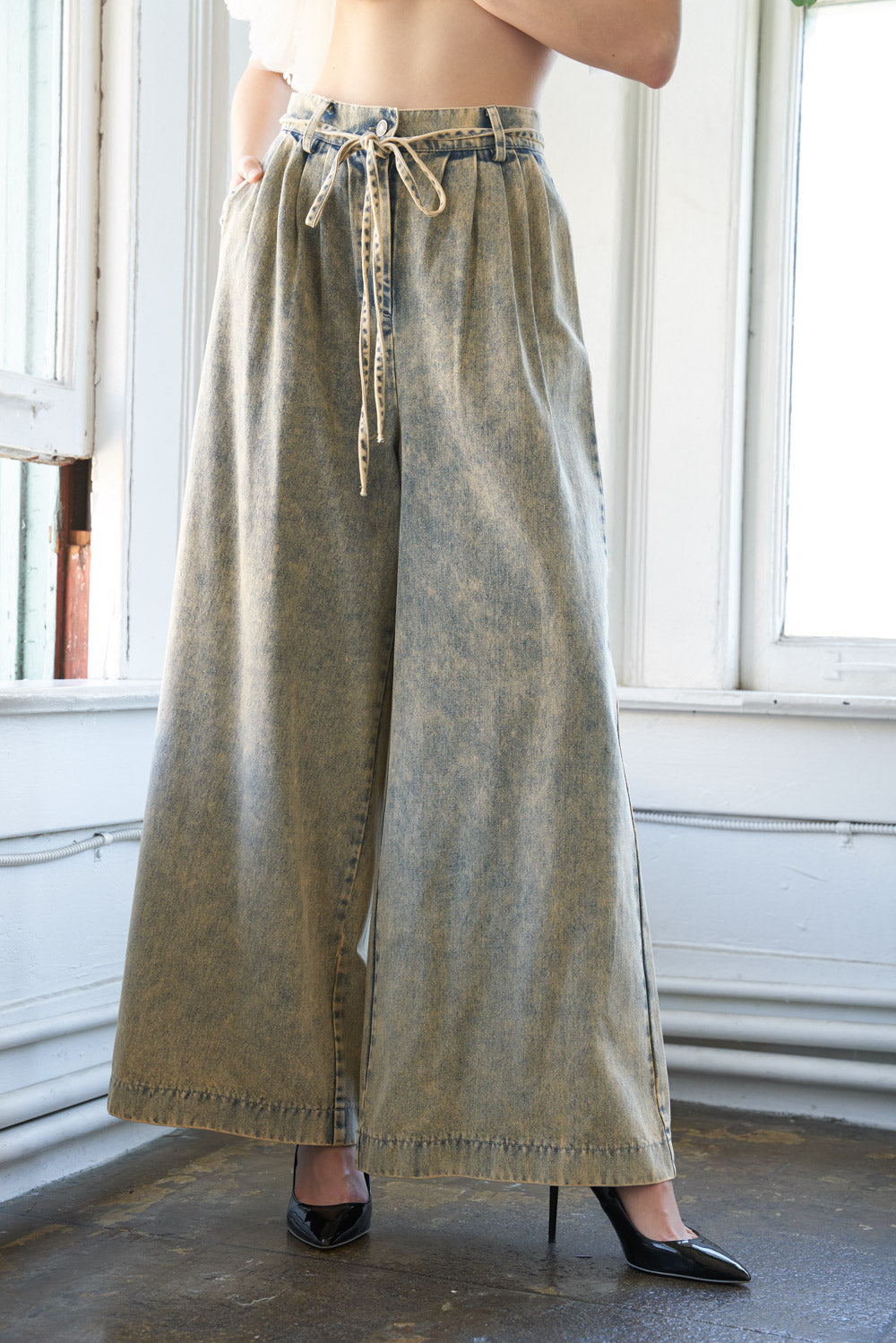 PASSING THOUGH DENIM PANTS - MaraFormigone