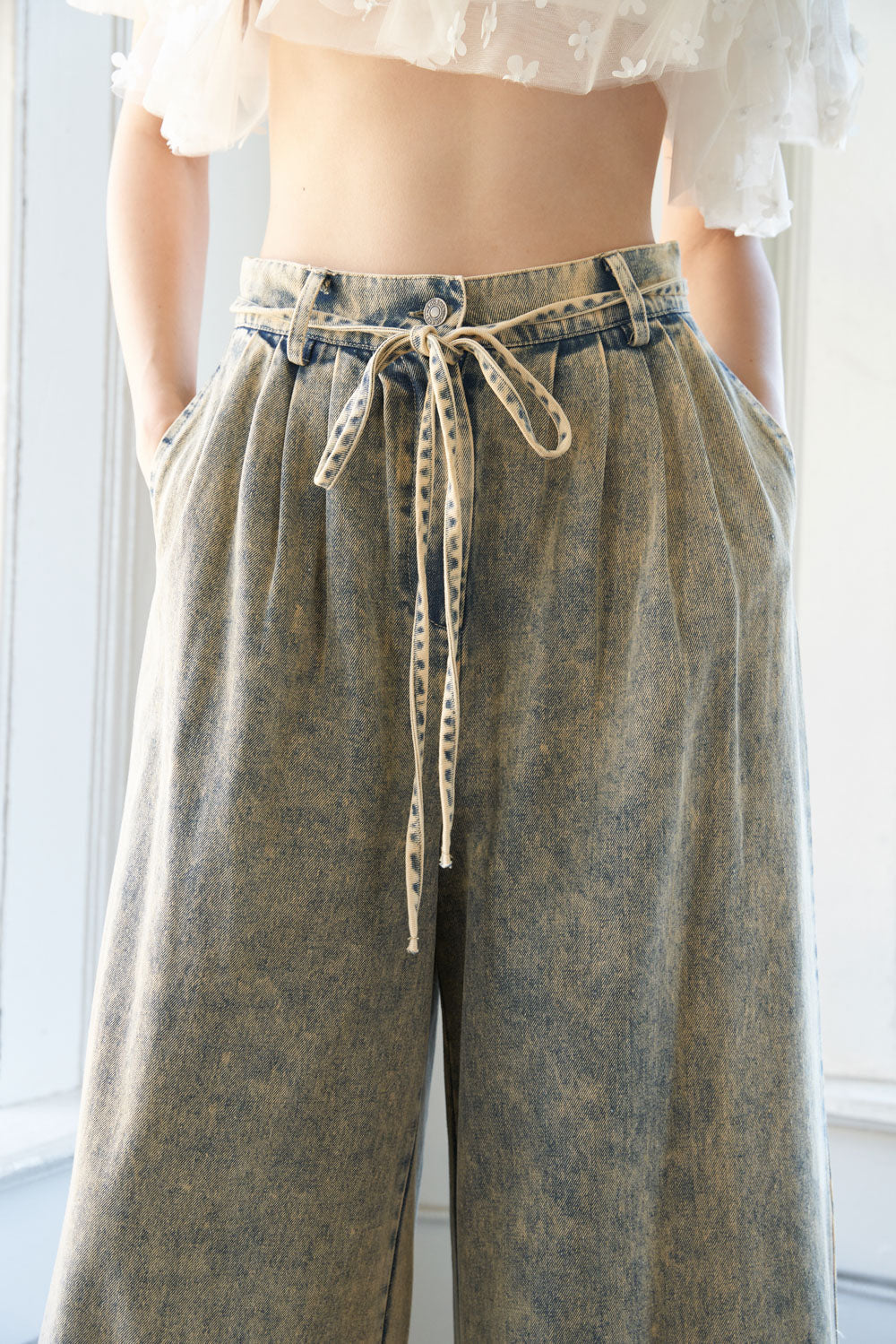 PASSING THOUGH DENIM PANTS - MaraFormigone