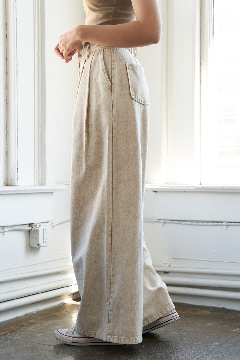 SUNBEAM SPLENDOR TWILL PANTS - MaraFormigone