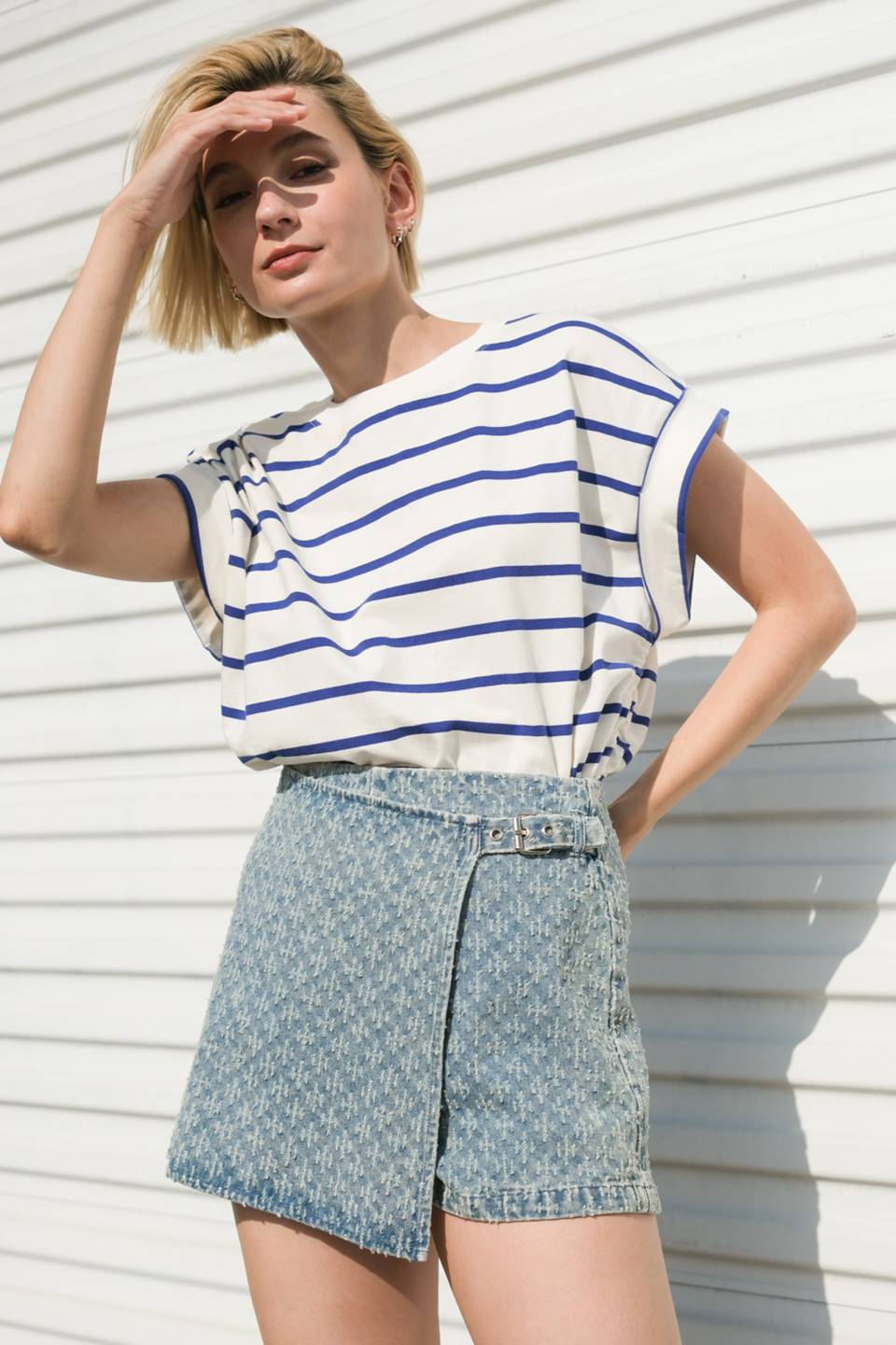 NO ONE PRETTIER DENIM SKORT - MaraFormigone