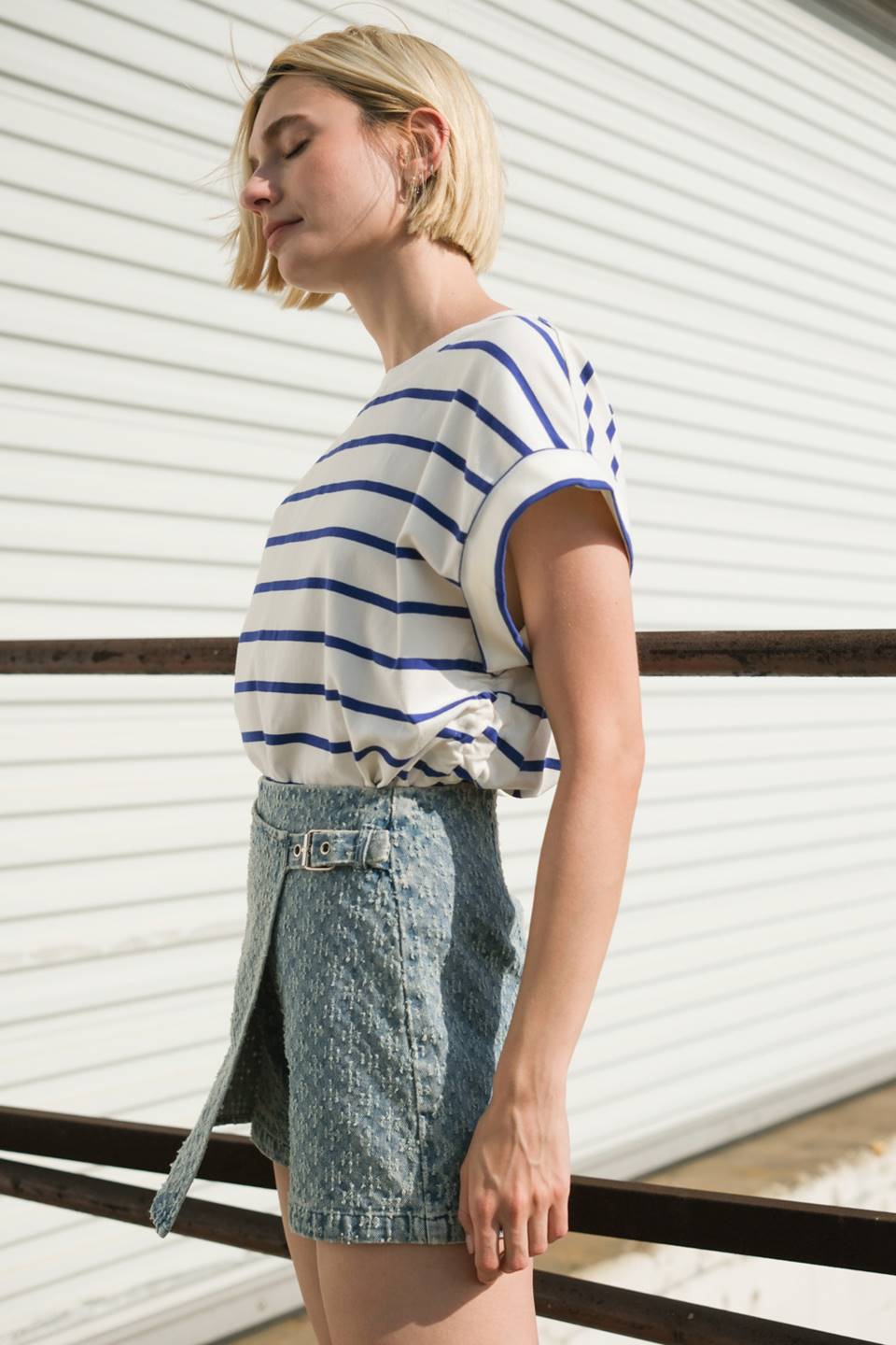 NO ONE PRETTIER DENIM SKORT - MaraFormigone