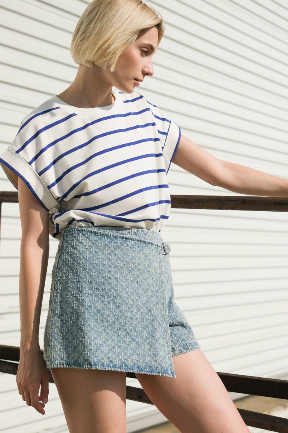 NO ONE PRETTIER DENIM SKORT - MaraFormigone