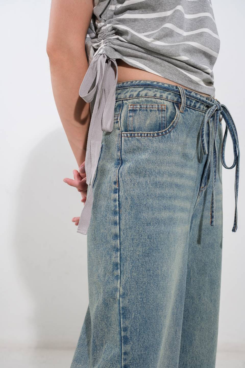 INSPIRING ALLURE DENIM PANTS - MaraFormigone