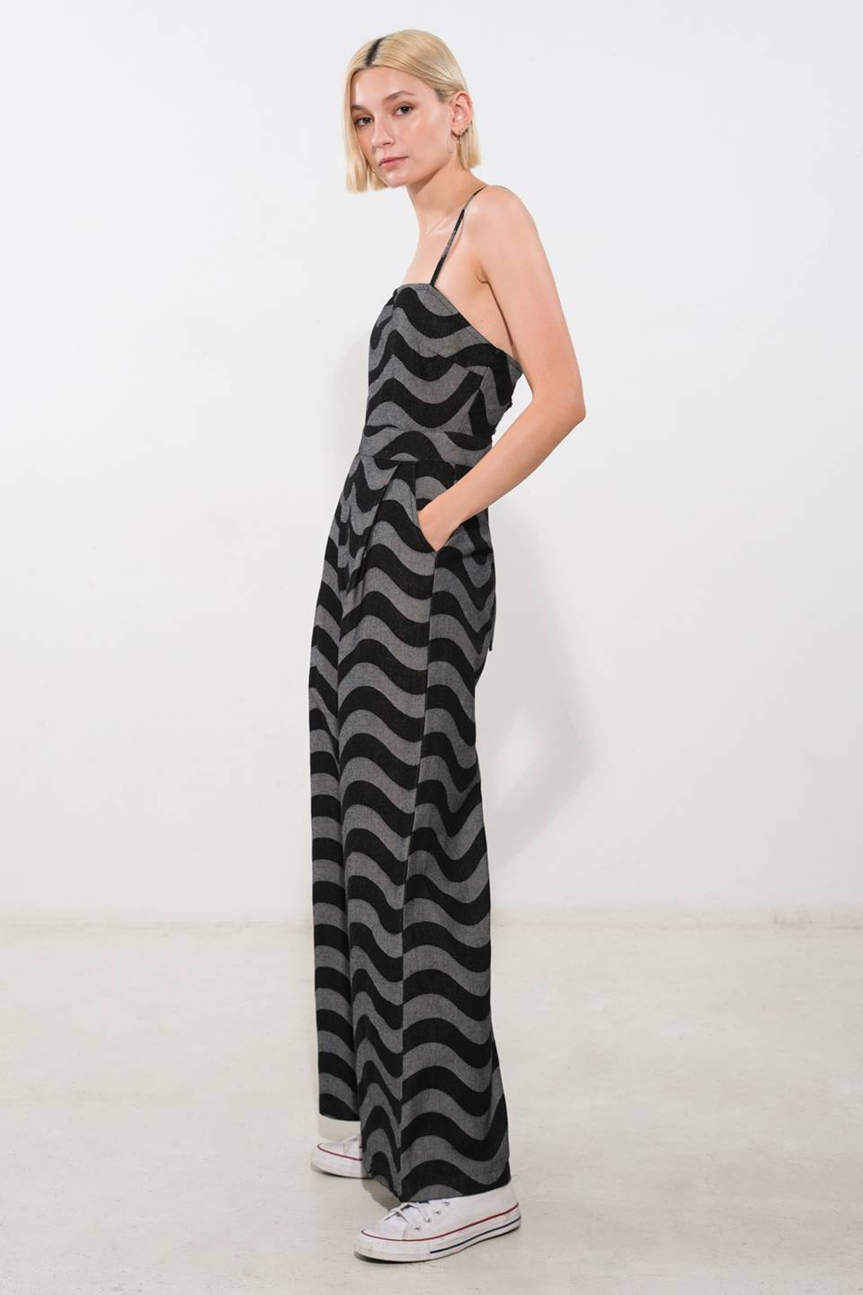 LET MY GUARD DOWN DENIM JUMPSUIT - MaraFormigone