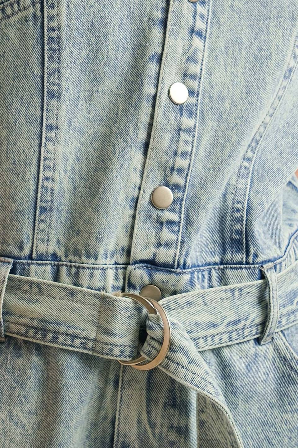 COUNTRYSIDE CHARM DENIM ROMPER - MaraFormigone