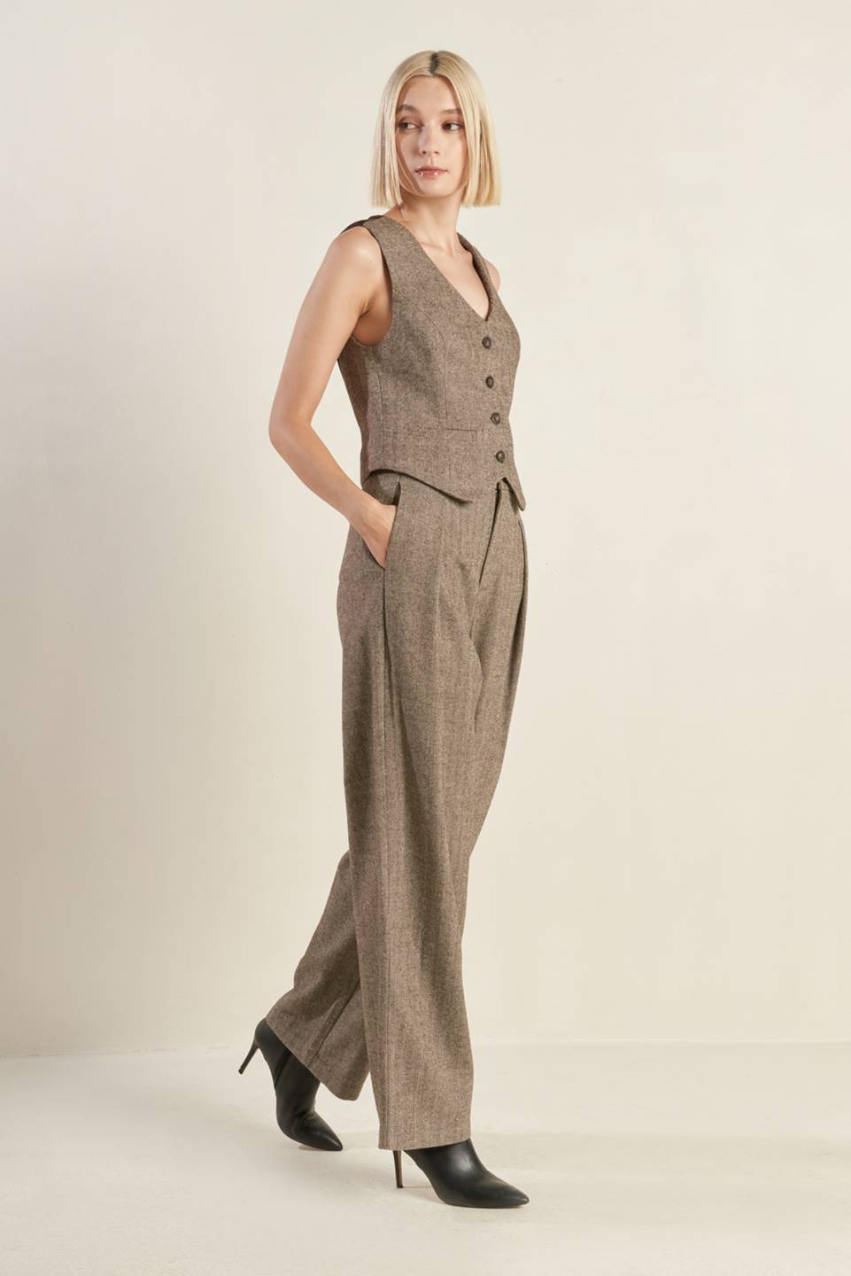 PANTALONES DE LANA VIBRANT DAZE