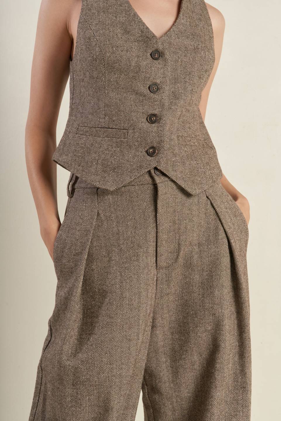 PANTALONES DE LANA VIBRANT DAZE