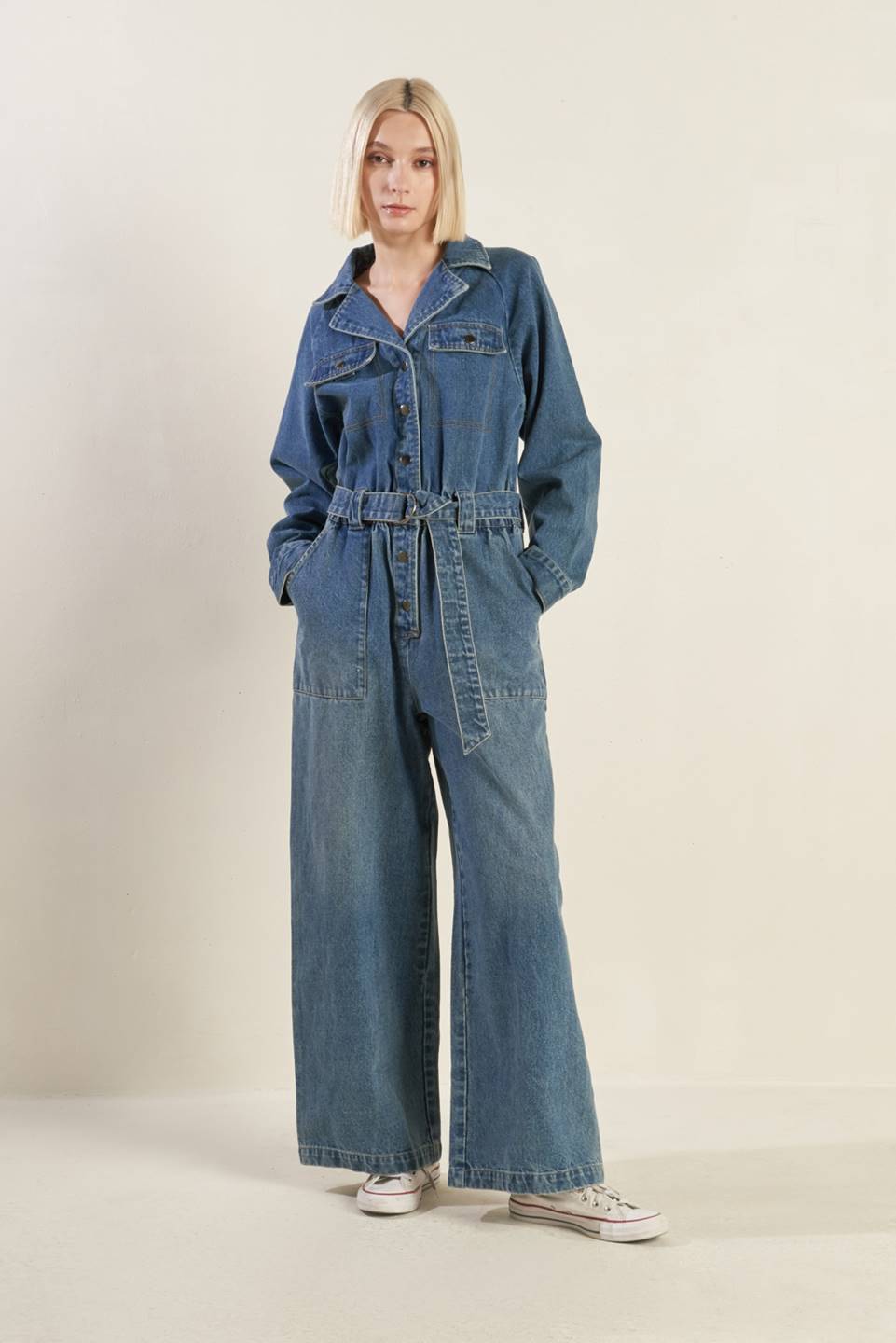 PERFECT MEET DENIM JUMPSUIT - MaraFormigone