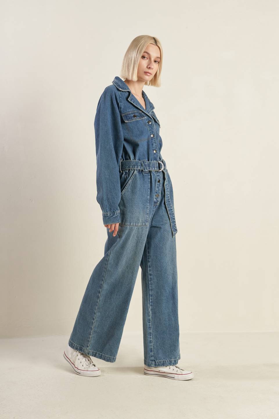 PERFECT MEET DENIM JUMPSUIT - MaraFormigone