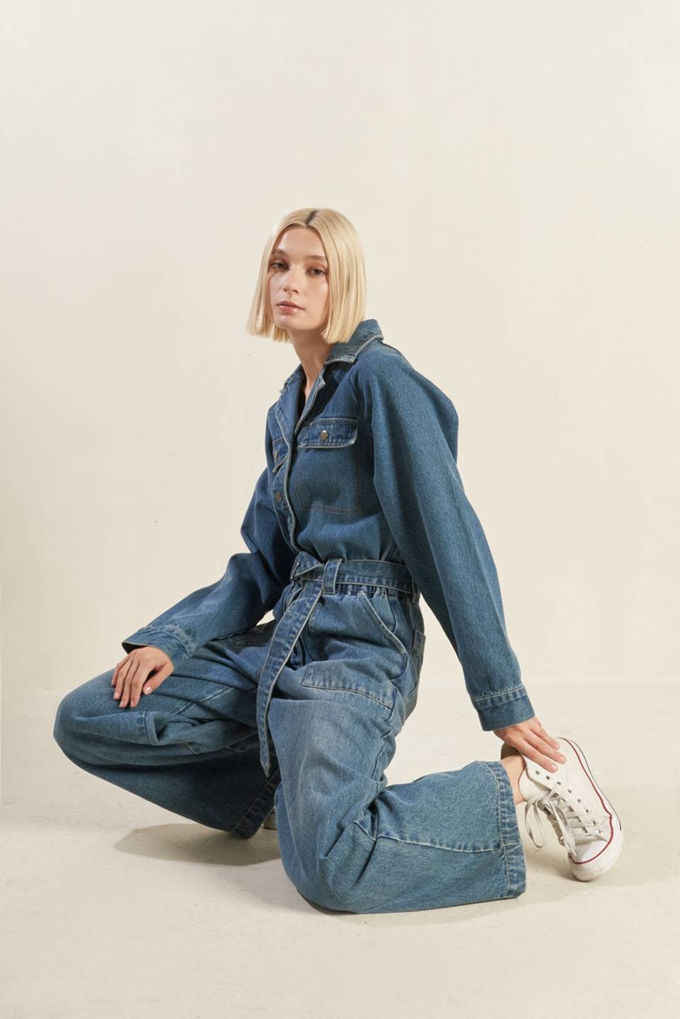 PERFECT MEET DENIM JUMPSUIT - MaraFormigone