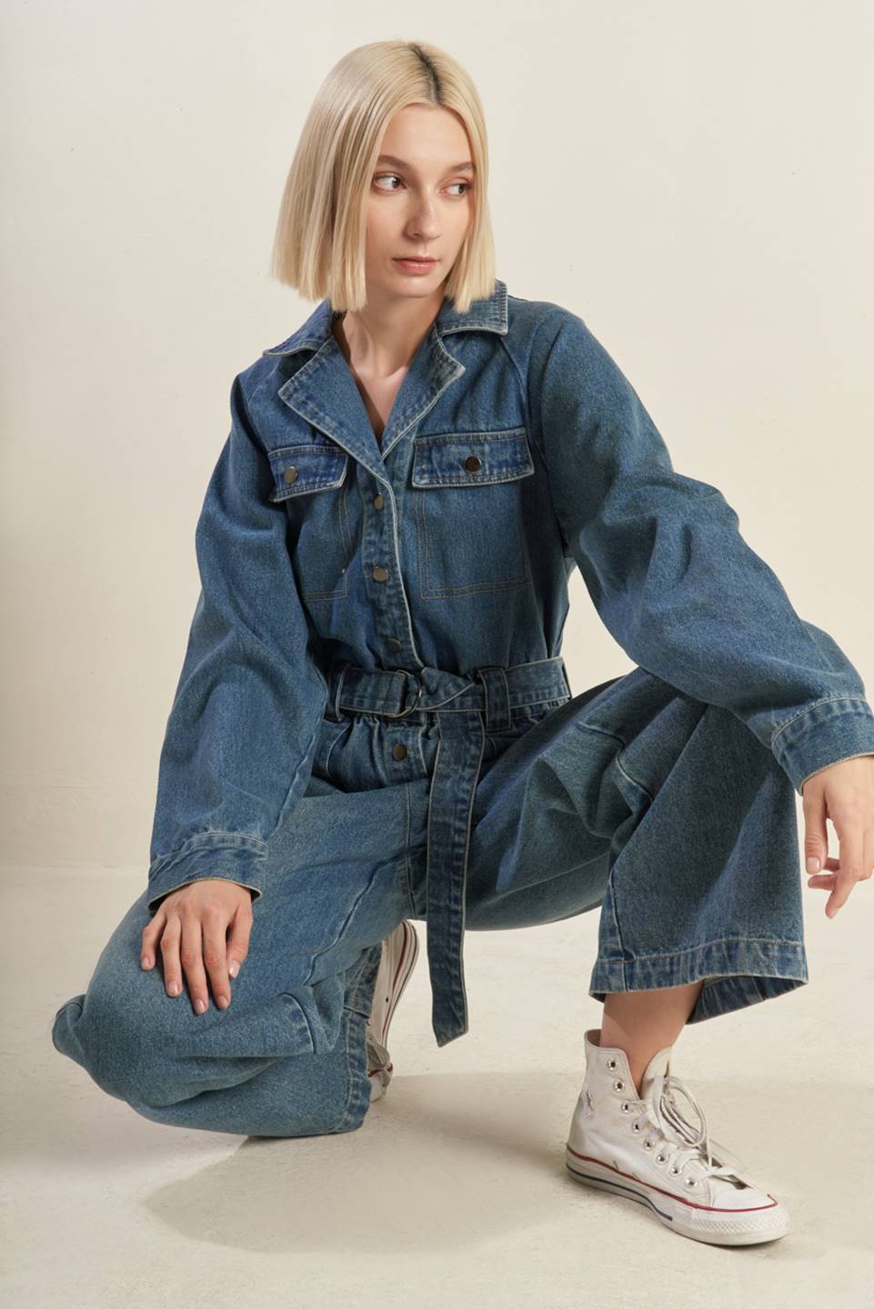 PERFECT MEET DENIM JUMPSUIT - MaraFormigone