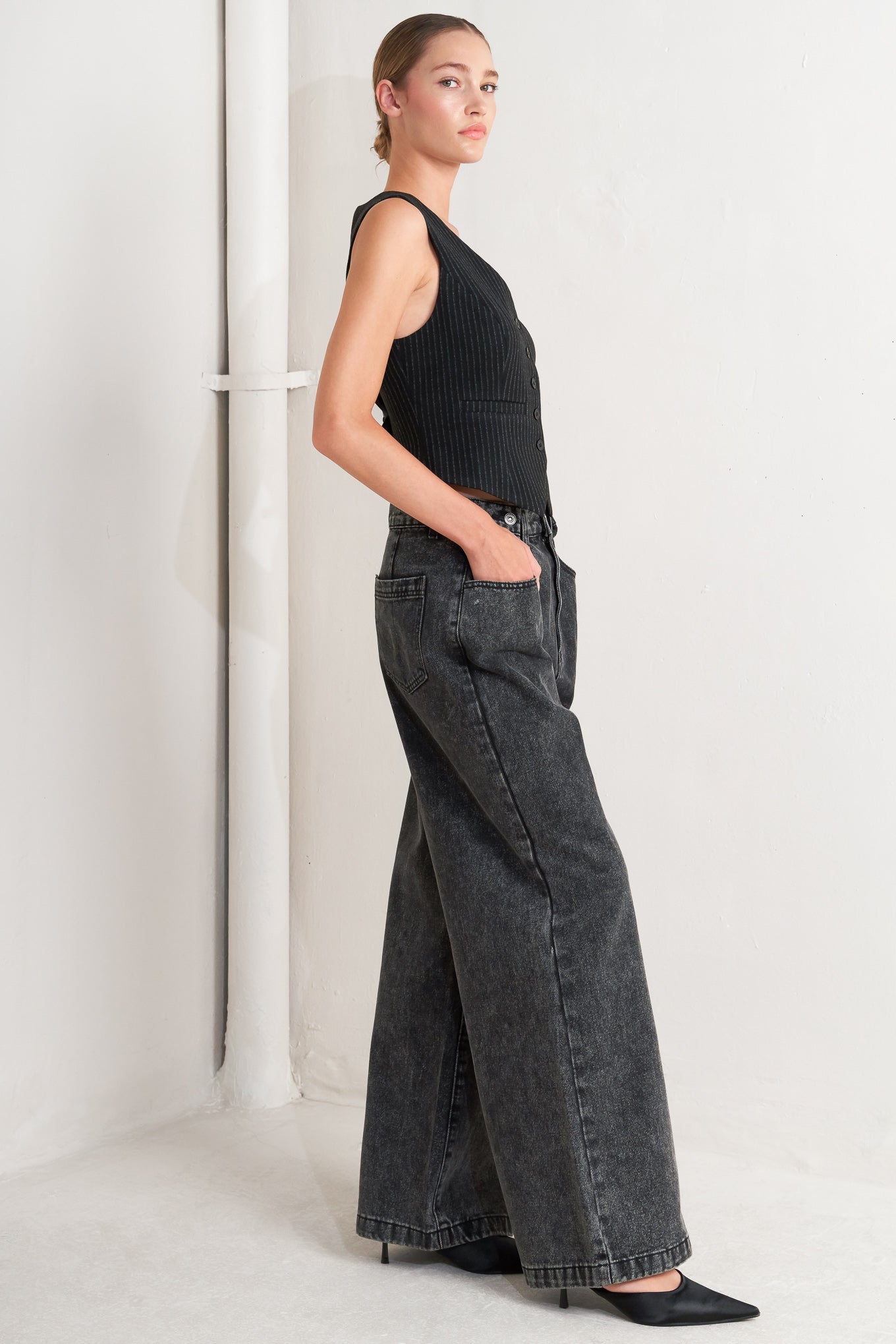 TAKE MY WORD DENIM PANTS - MaraFormigone