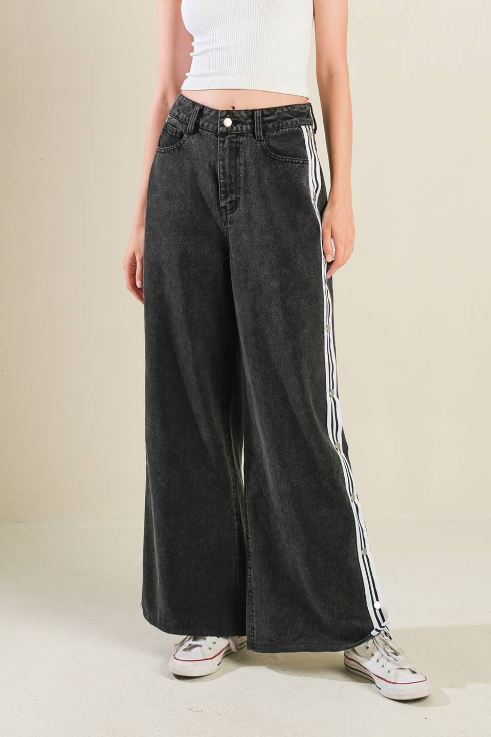 ELEGANT ELEVATION DENIM PANTS - MaraFormigone