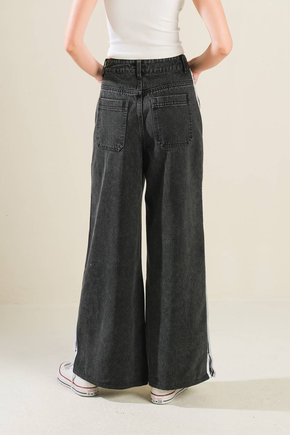 ELEGANT ELEVATION DENIM PANTS - MaraFormigone