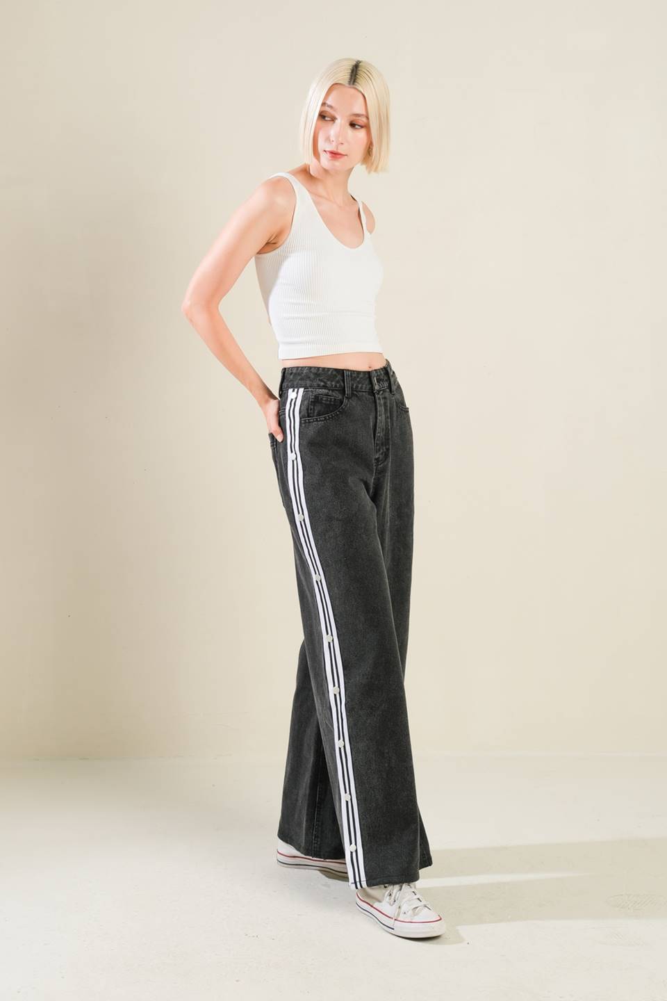 ELEGANT ELEVATION DENIM PANTS - MaraFormigone