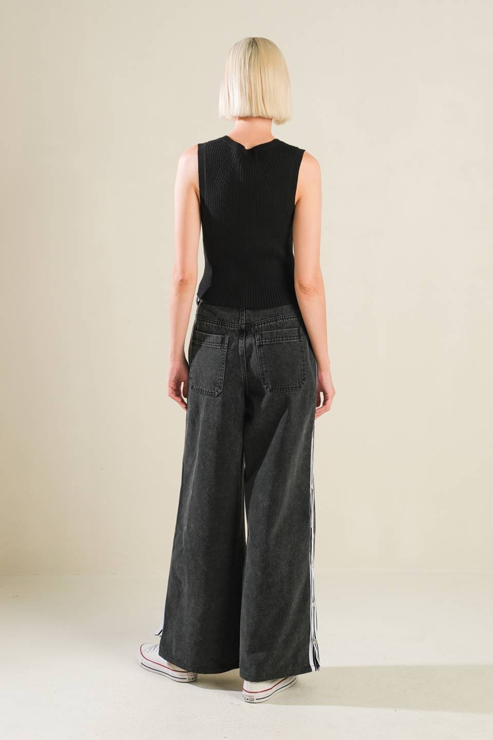 ELEGANT ELEVATION DENIM PANTS - MaraFormigone