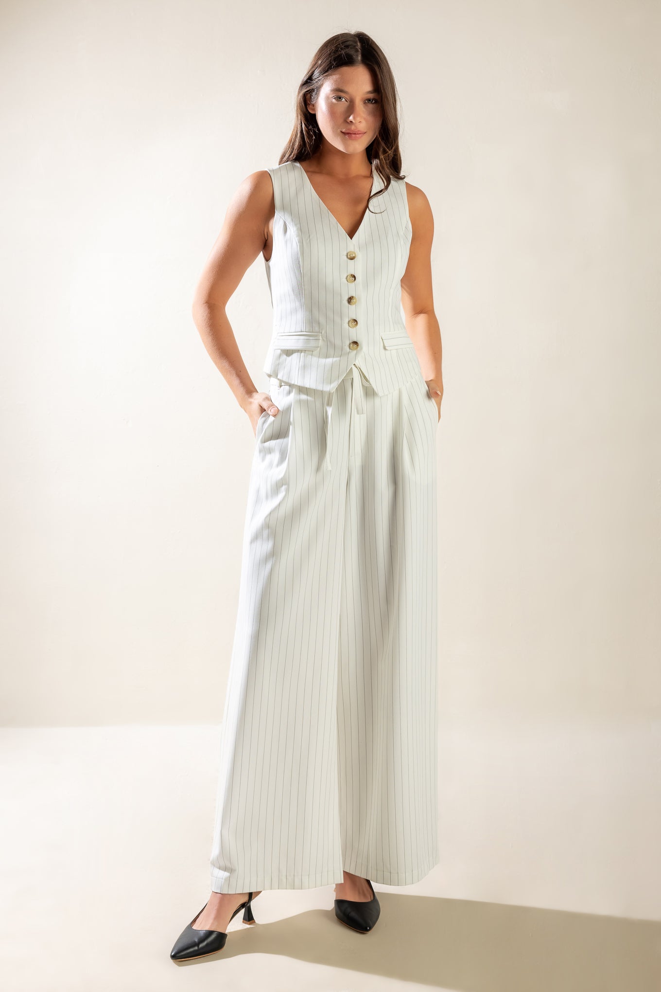 DINNER DATE WOVEN PANTS - MaraFormigone