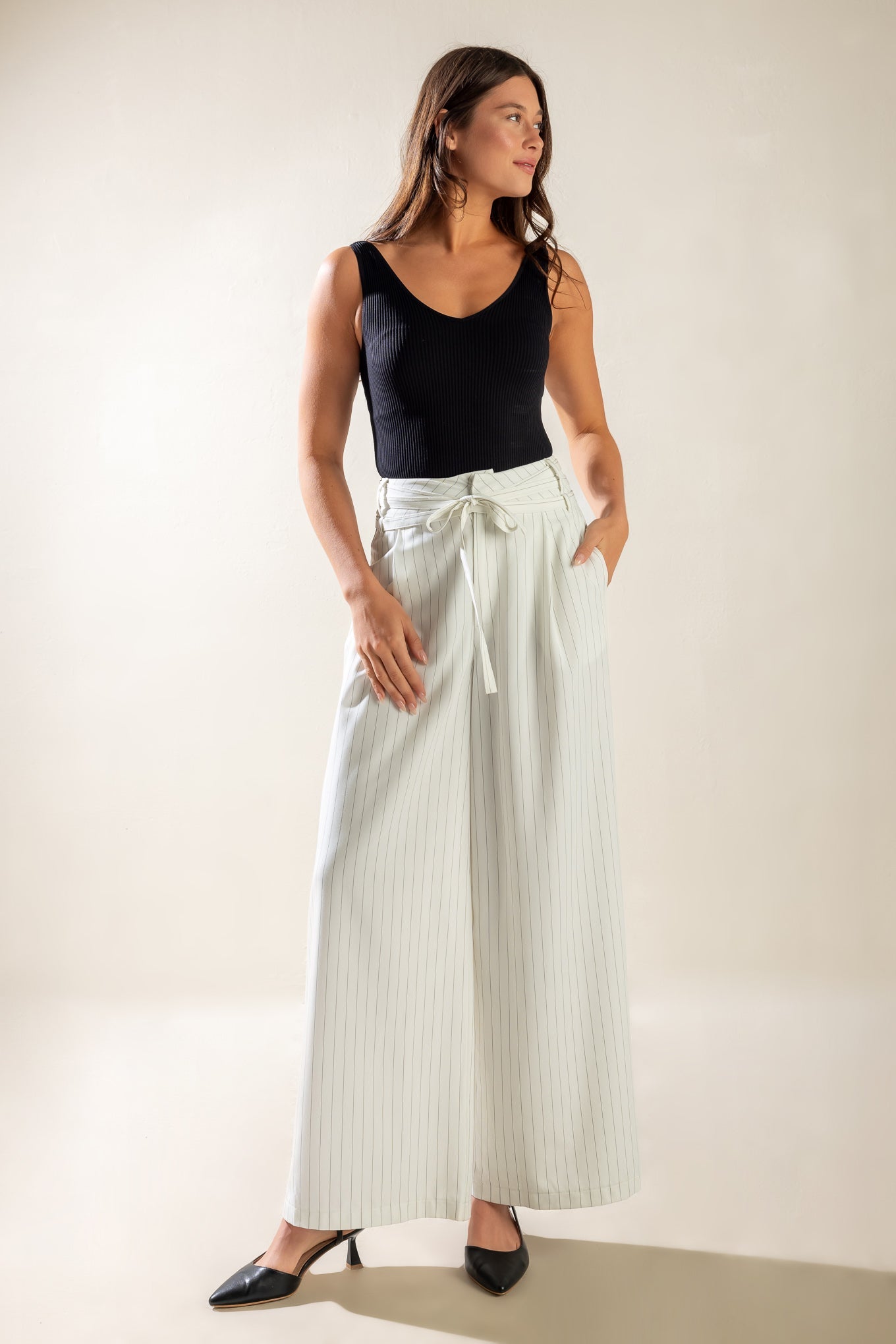 DINNER DATE WOVEN PANTS - MaraFormigone