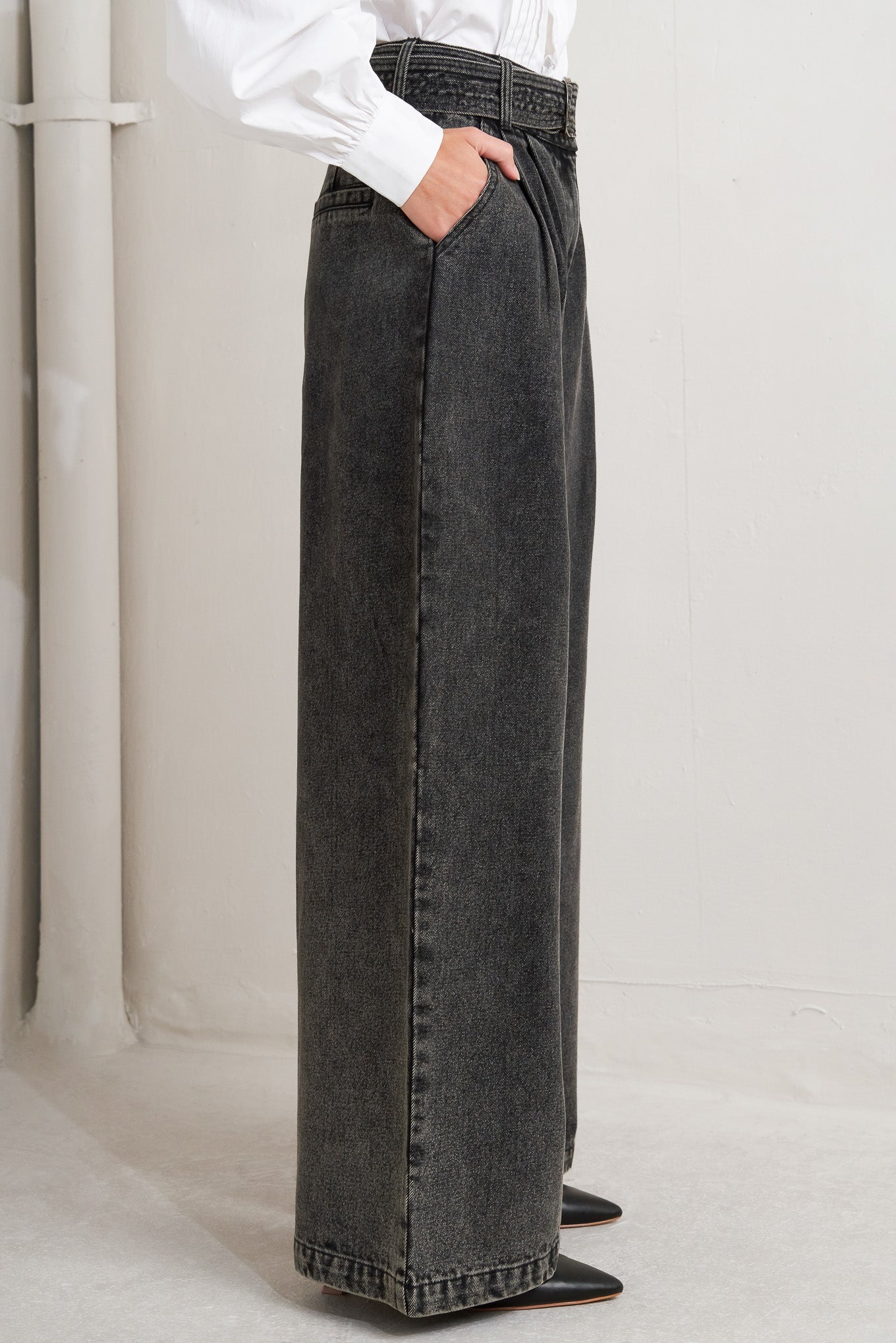 THINK OF ME DENIM PANTS - MaraFormigone