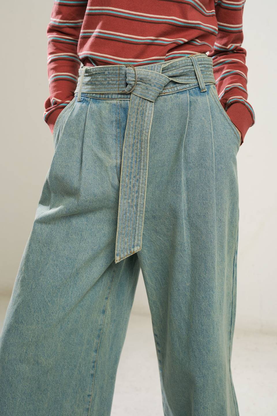 THINK OF ME DENIM PANTS - MaraFormigone