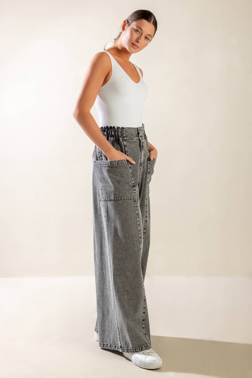 EXPLORING THE CITY DENIM PANTS - MaraFormigone