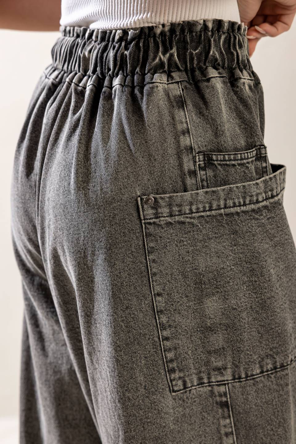 EXPLORING THE CITY DENIM PANTS - MaraFormigone