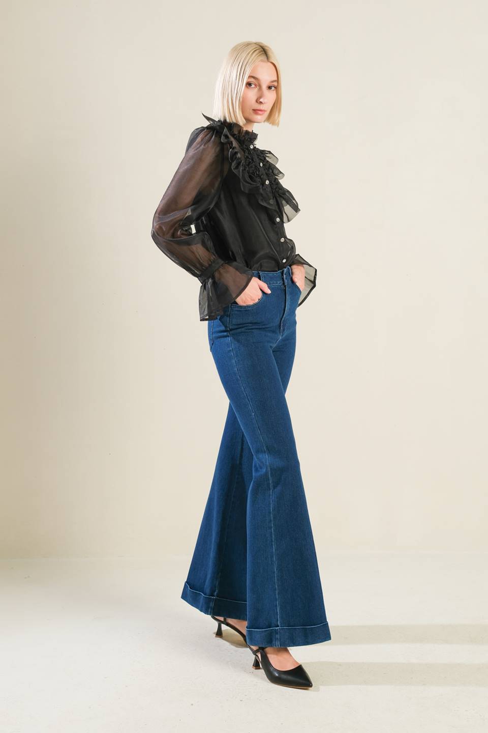 OUR GREATEST LOVE DENIM PANTS - MaraFormigone