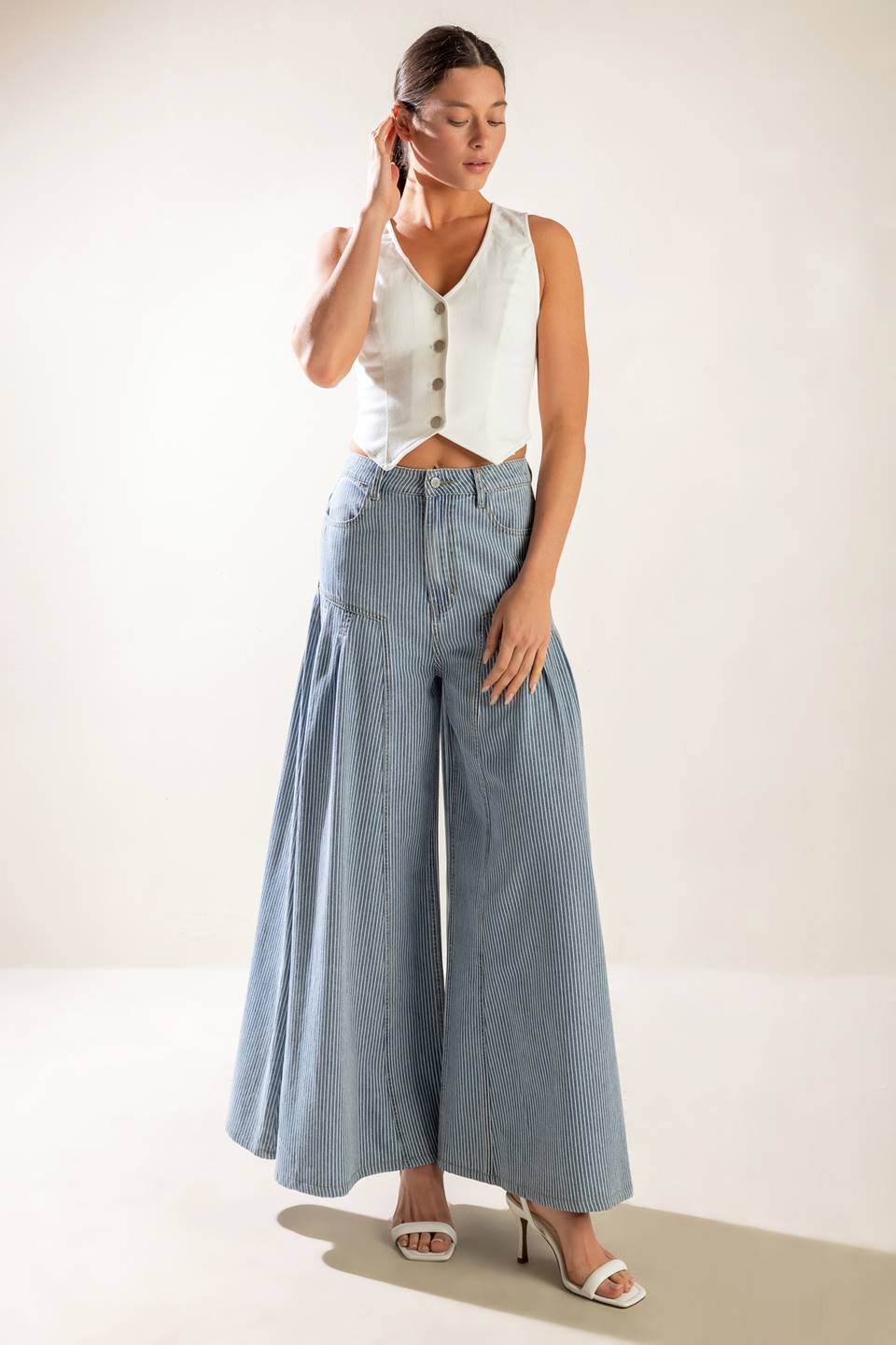 ROOFTOP ROMANCE DENIM PANTS - MaraFormigone