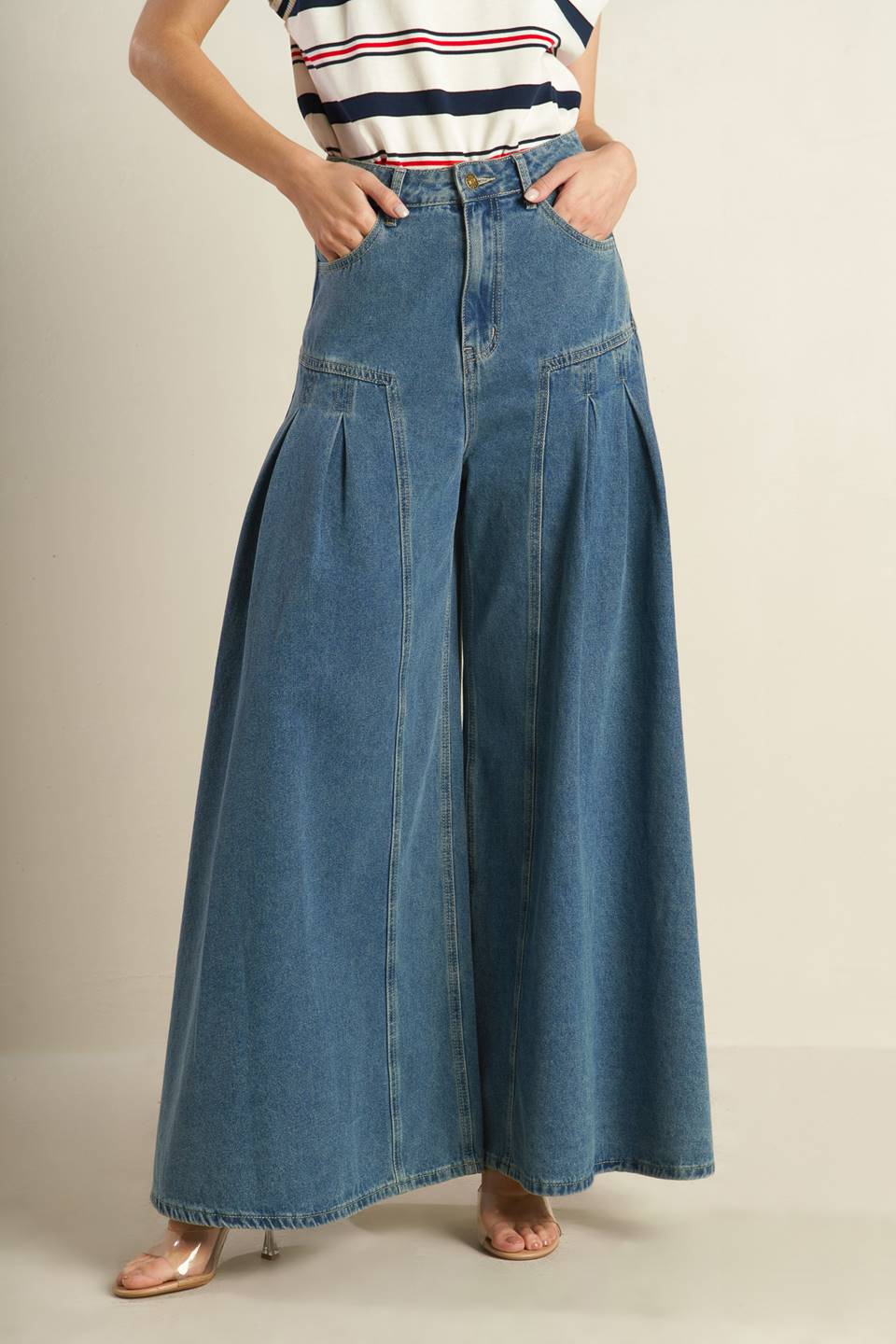 EFFORTLESS EDGE DENIM PANTS - MaraFormigone