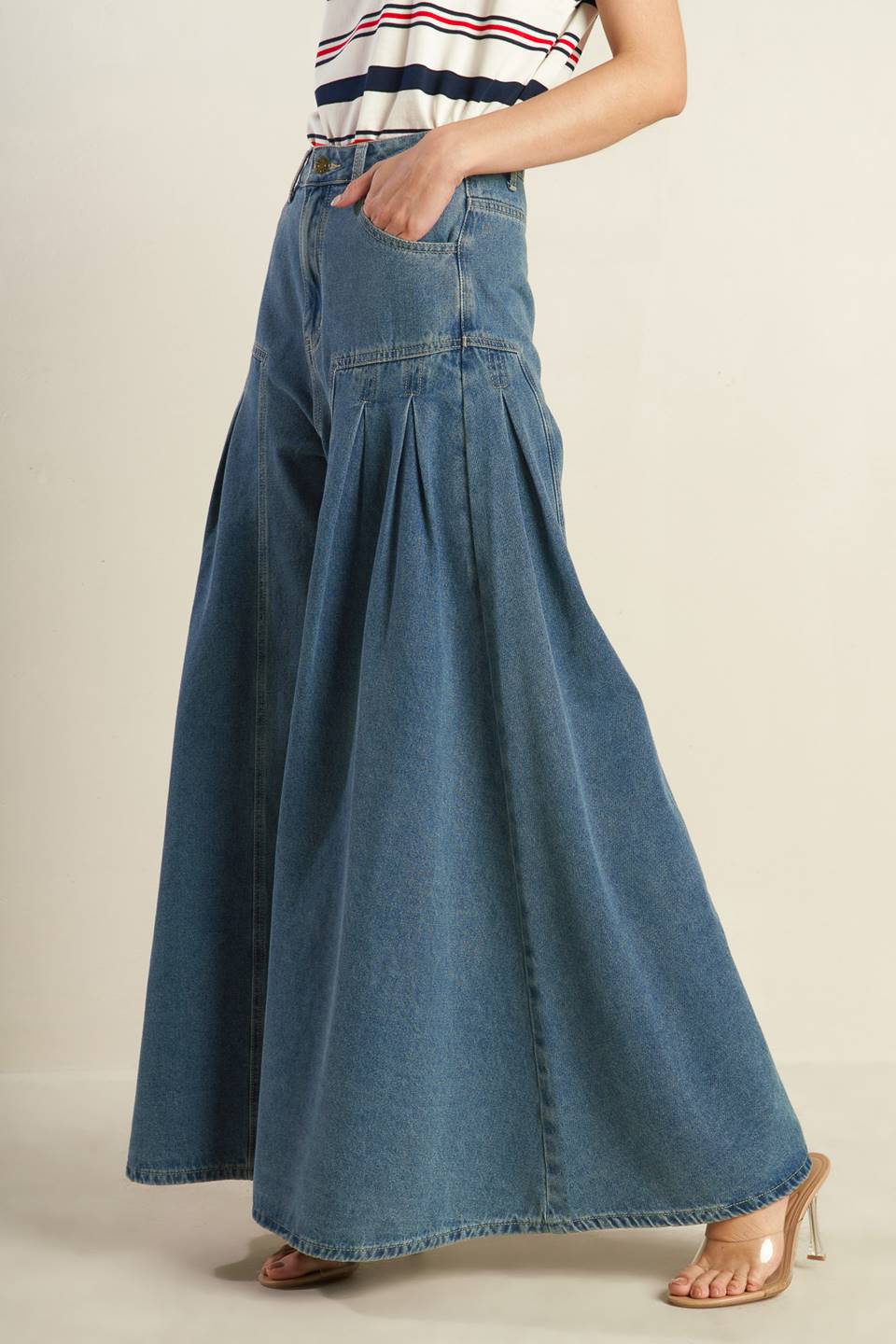 EFFORTLESS EDGE DENIM PANTS - MaraFormigone