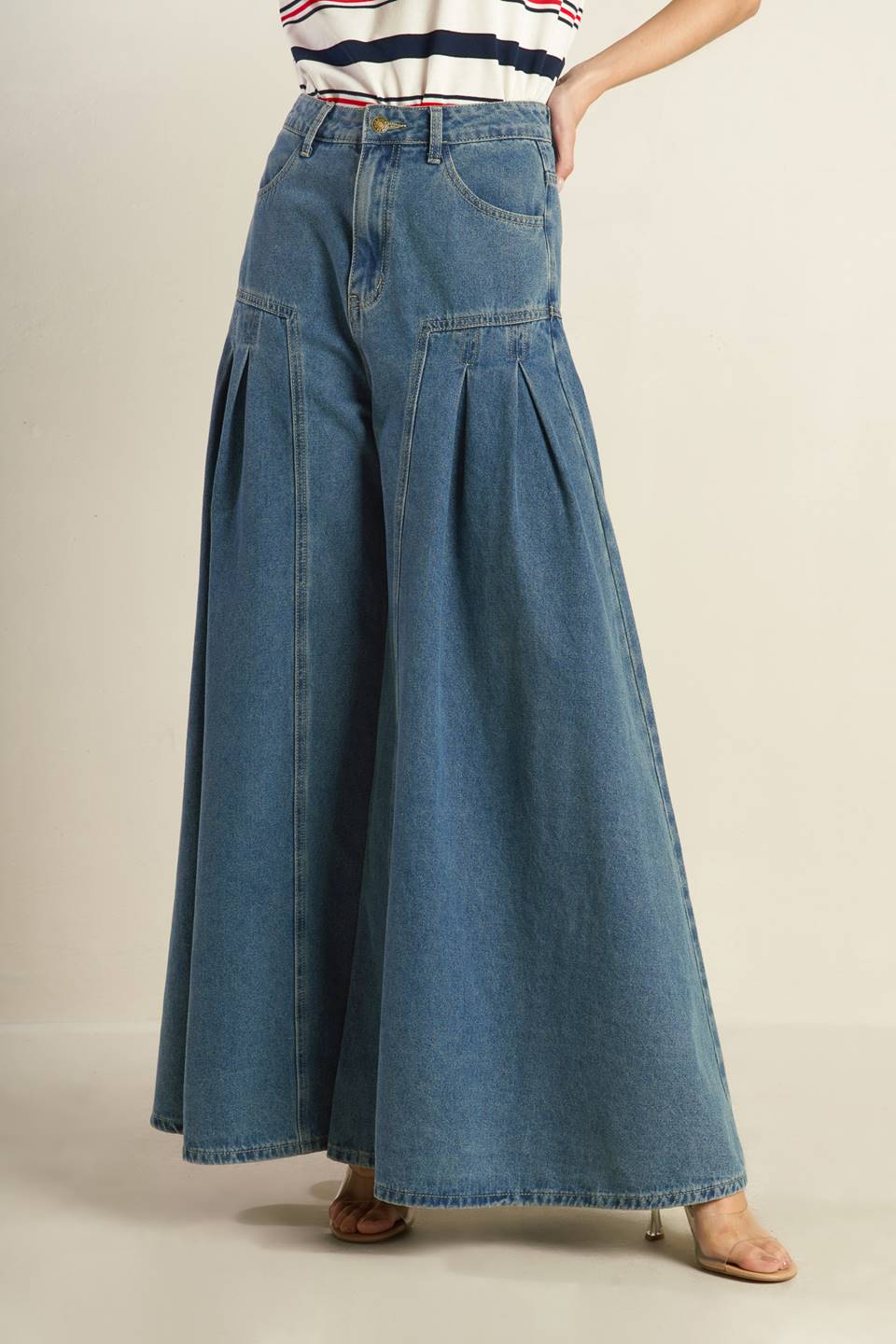 EFFORTLESS EDGE DENIM PANTS - MaraFormigone