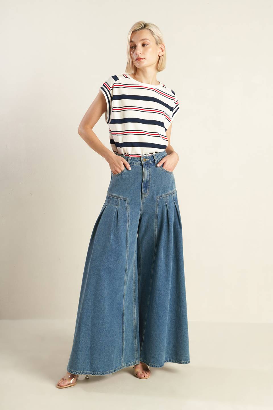 EFFORTLESS EDGE DENIM PANTS - MaraFormigone