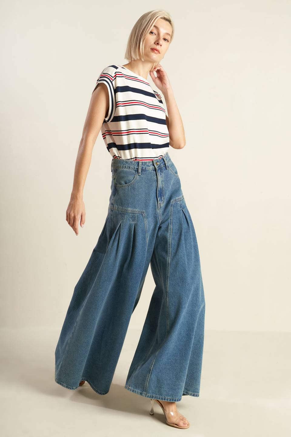 EFFORTLESS EDGE DENIM PANTS - MaraFormigone