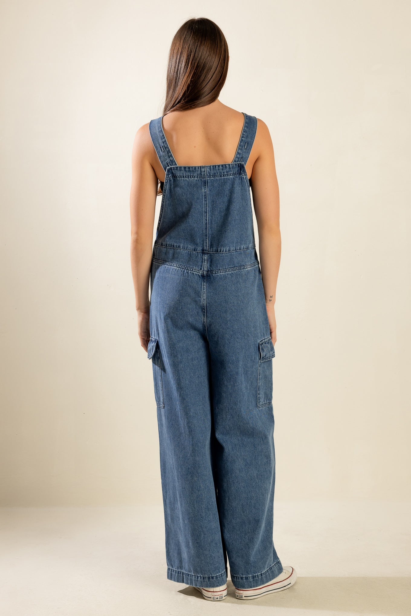 LET ME TALK DENIM CARGO PANTS - MaraFormigone