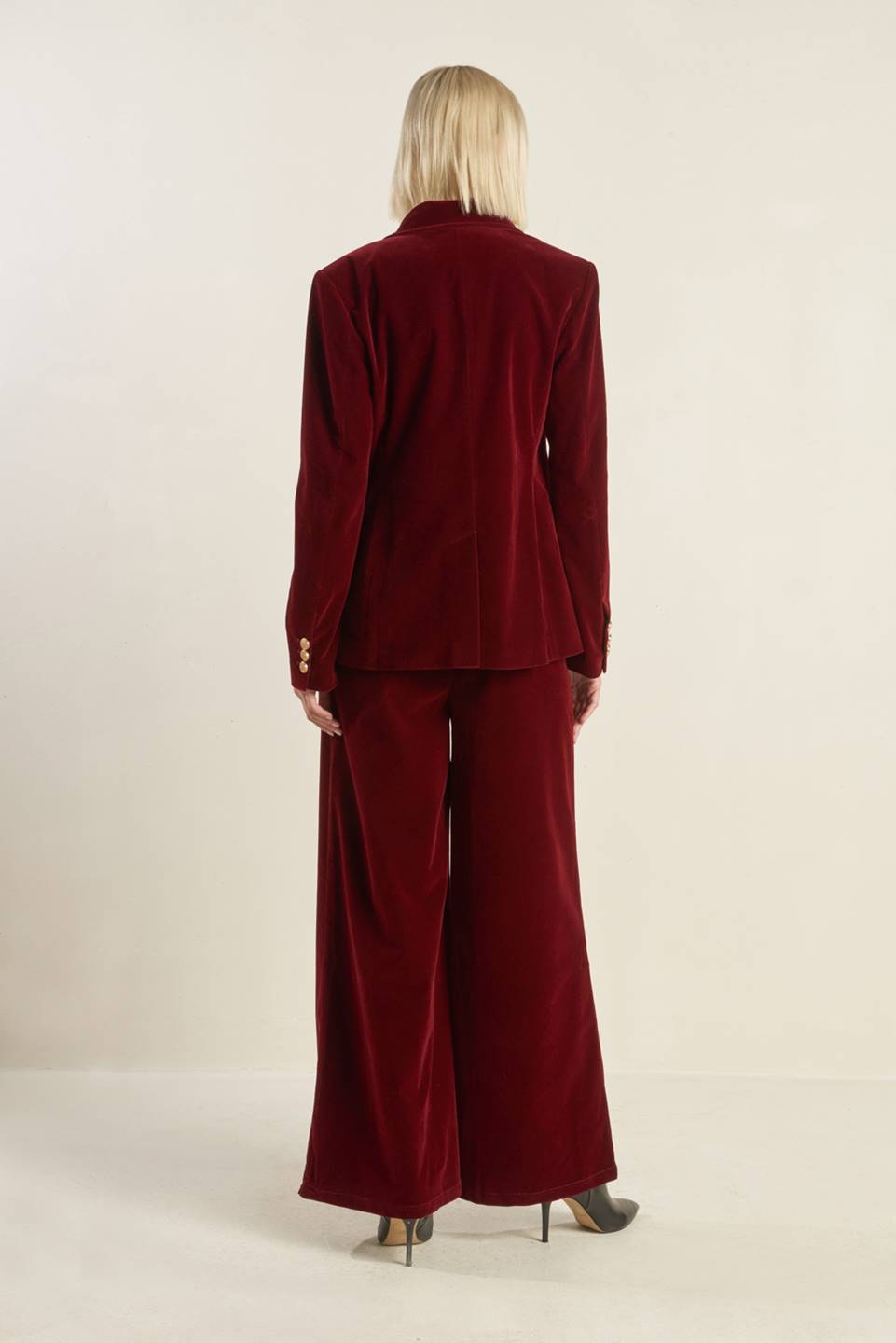 COY CHARM VELVET PANTS - MaraFormigone