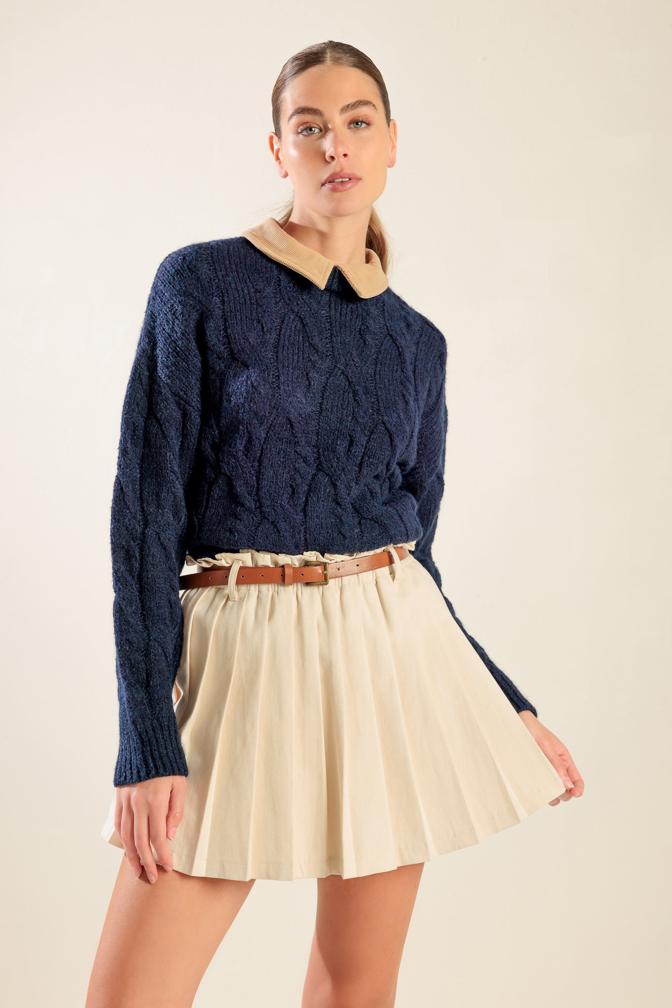 SOLO EN MI CORAZÓN FALDA TEJIDA