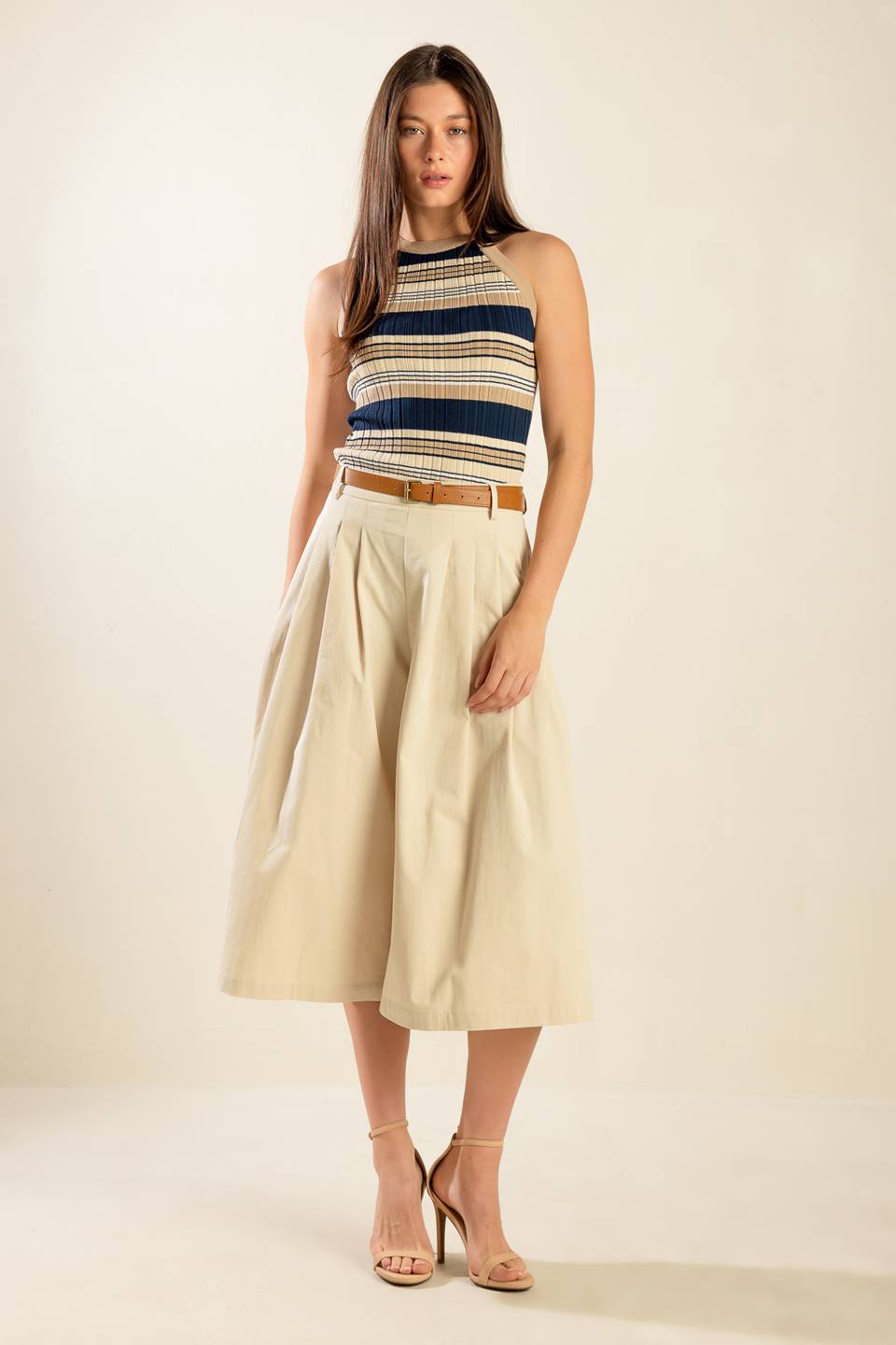 DRIFTING CURRENTS WOVEN CULOTTE PANTS - MaraFormigone