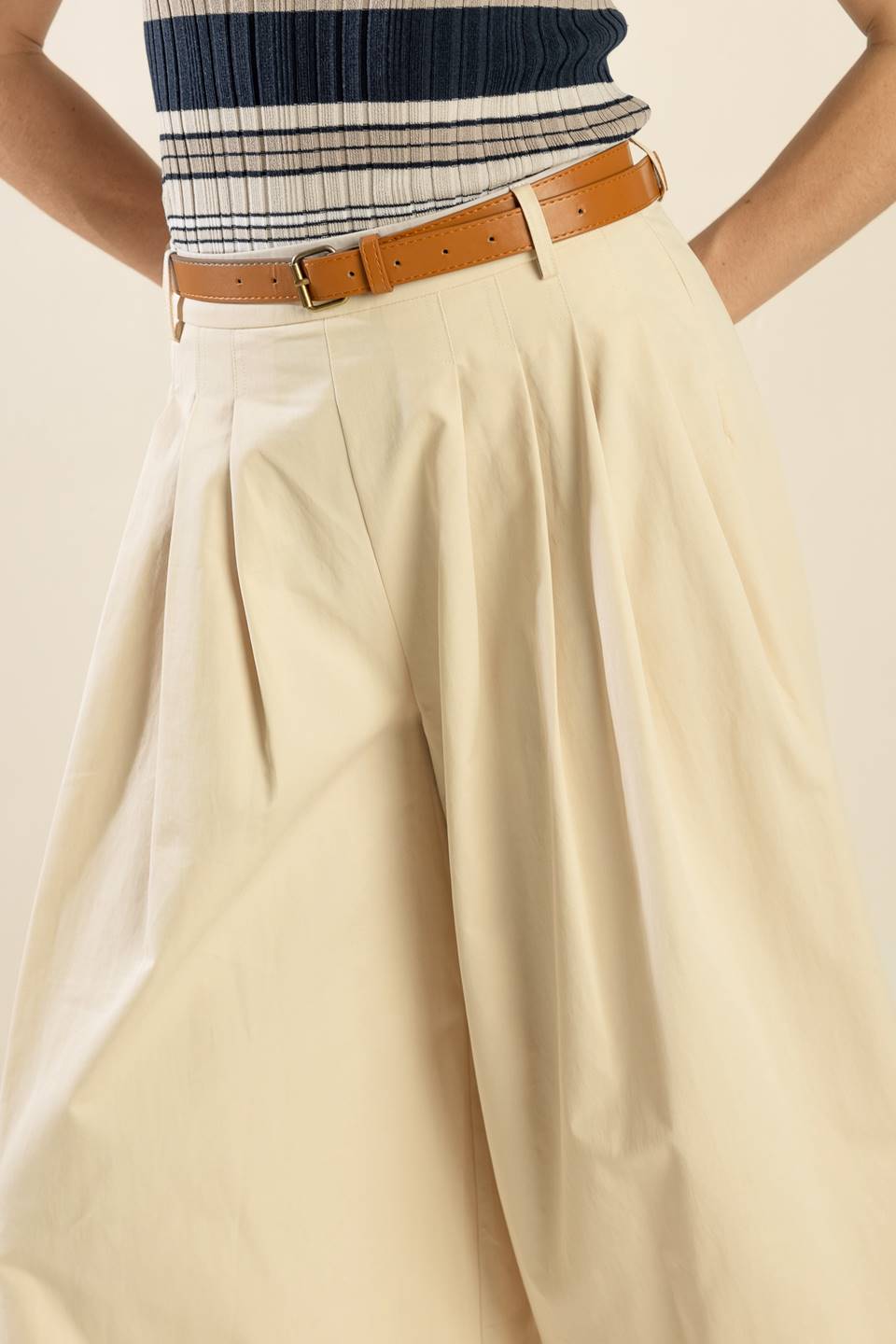 DRIFTING CURRENTS WOVEN CULOTTE PANTS - MaraFormigone