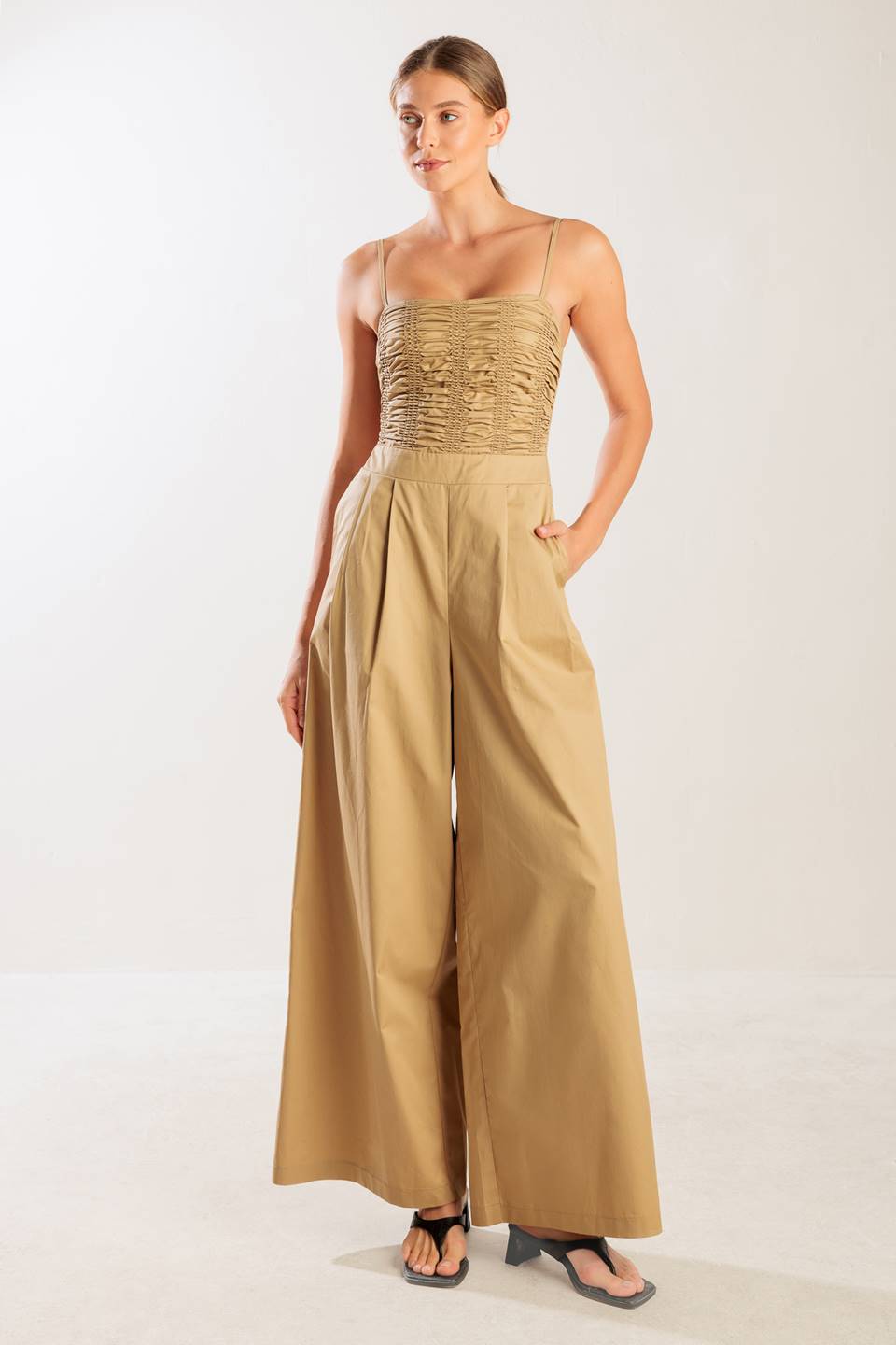EASY TO LOVE WOVEN JUMPSUIT - MaraFormigone