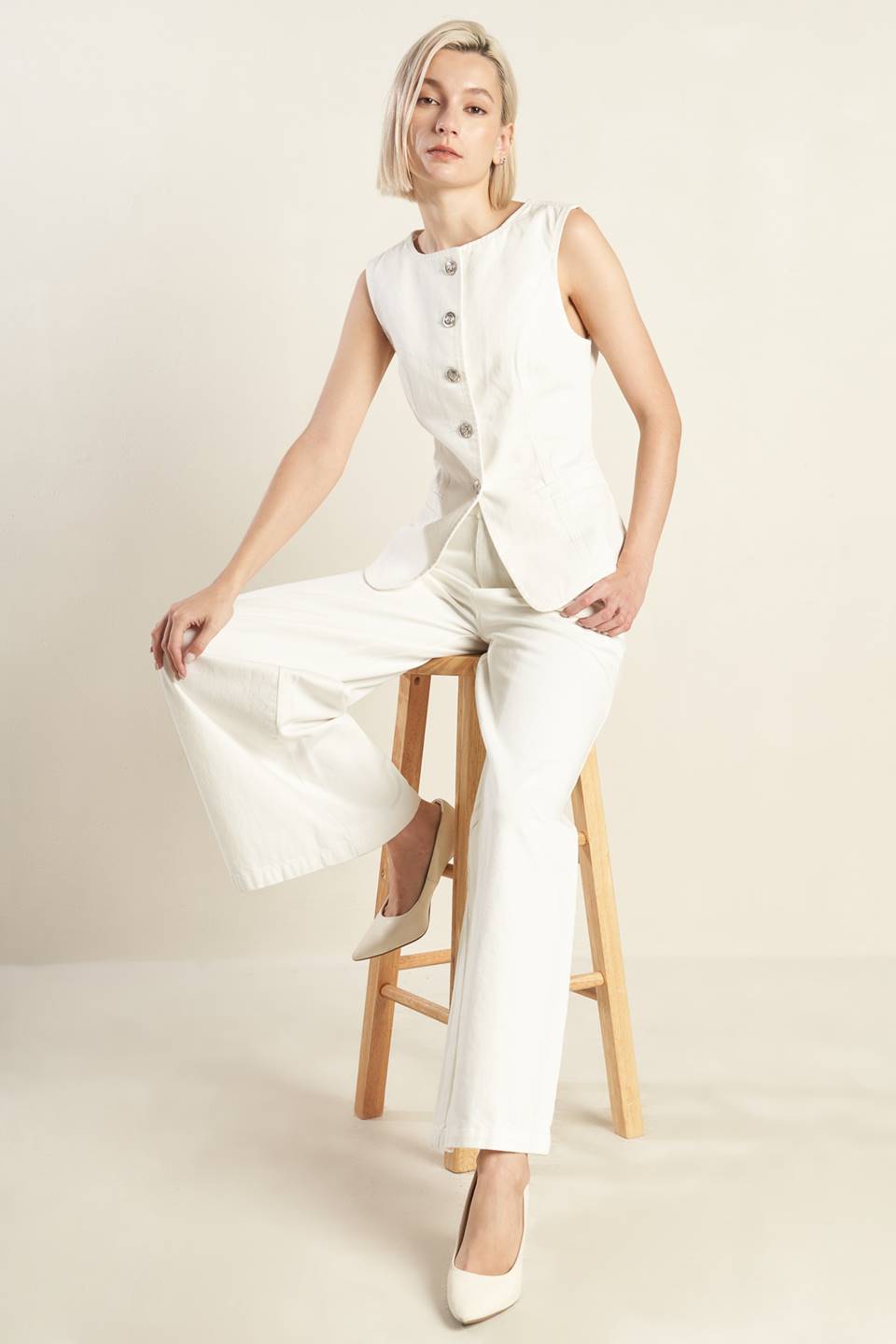 DELICATE HUE WOVEN PANTS - MaraFormigone