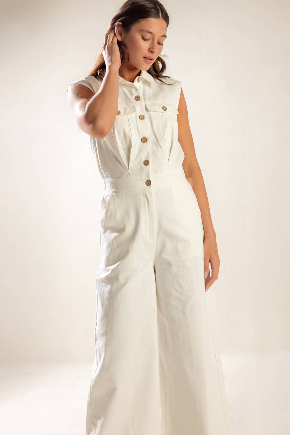 THE ART OF HAPPINESS WOVEN JUMPSUIT - MaraFormigone