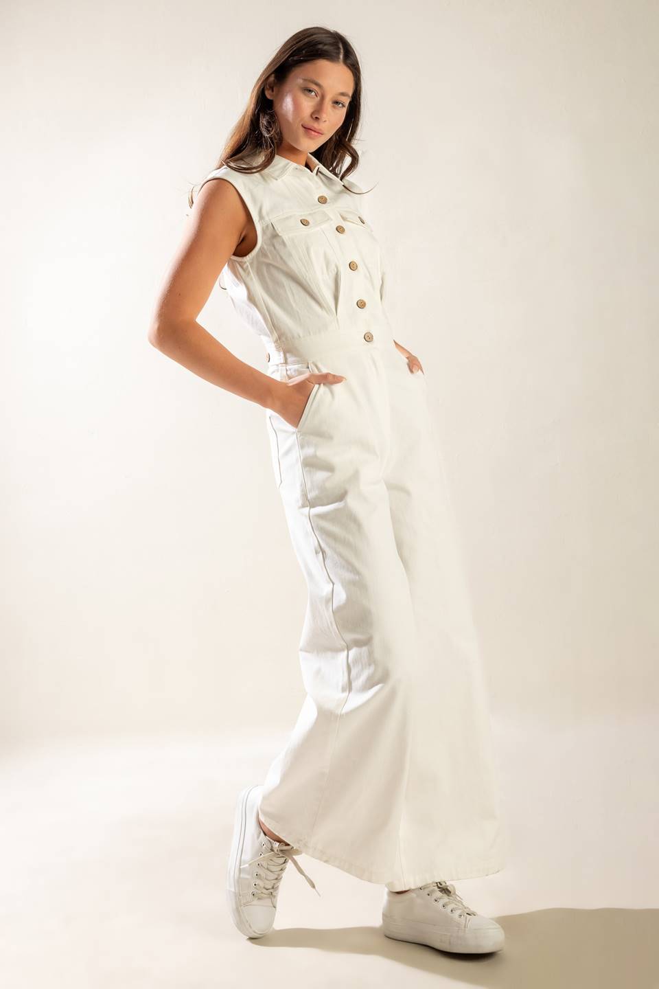 THE ART OF HAPPINESS WOVEN JUMPSUIT - MaraFormigone
