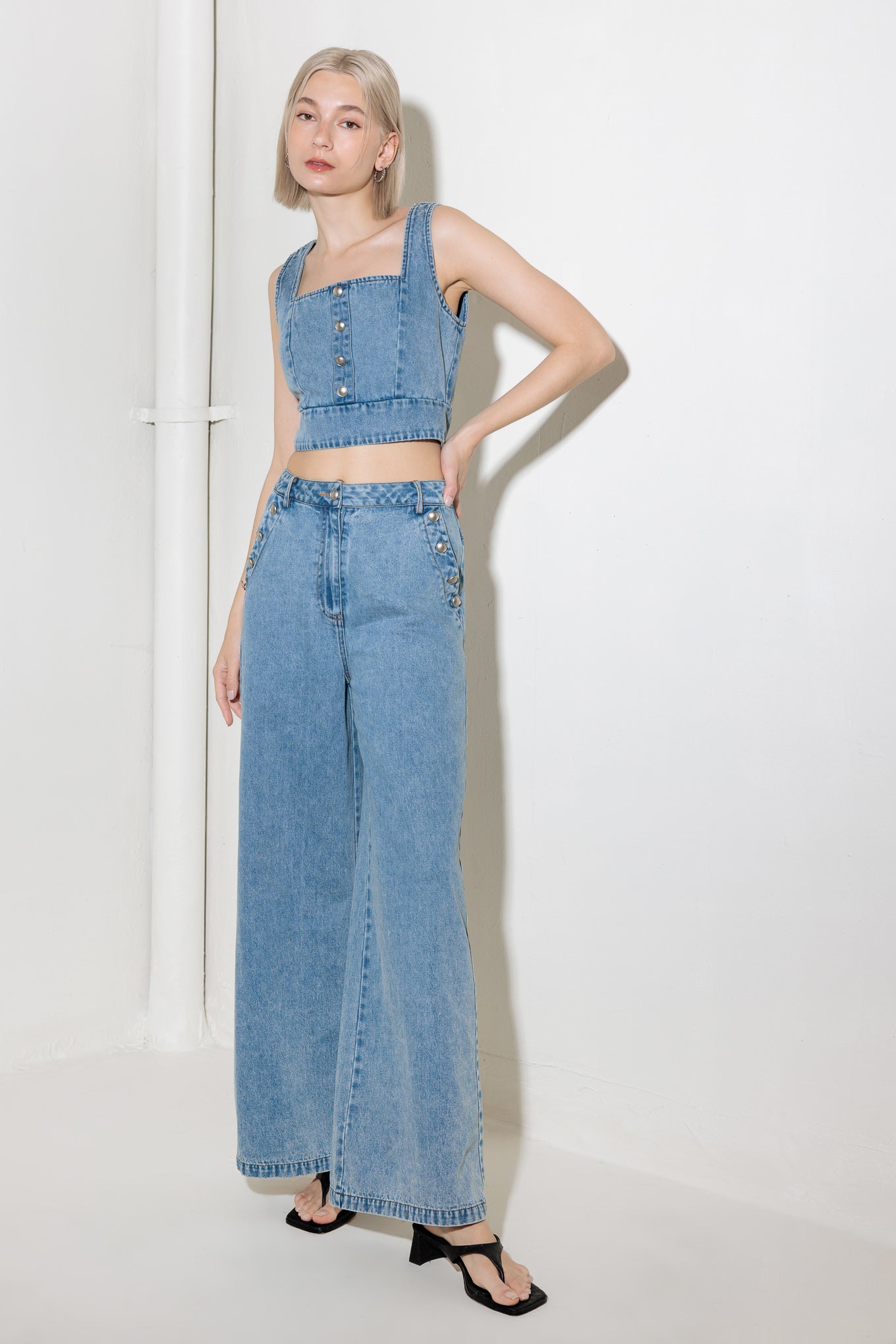 EVER SO SWEET DENIM PANTS - MaraFormigone
