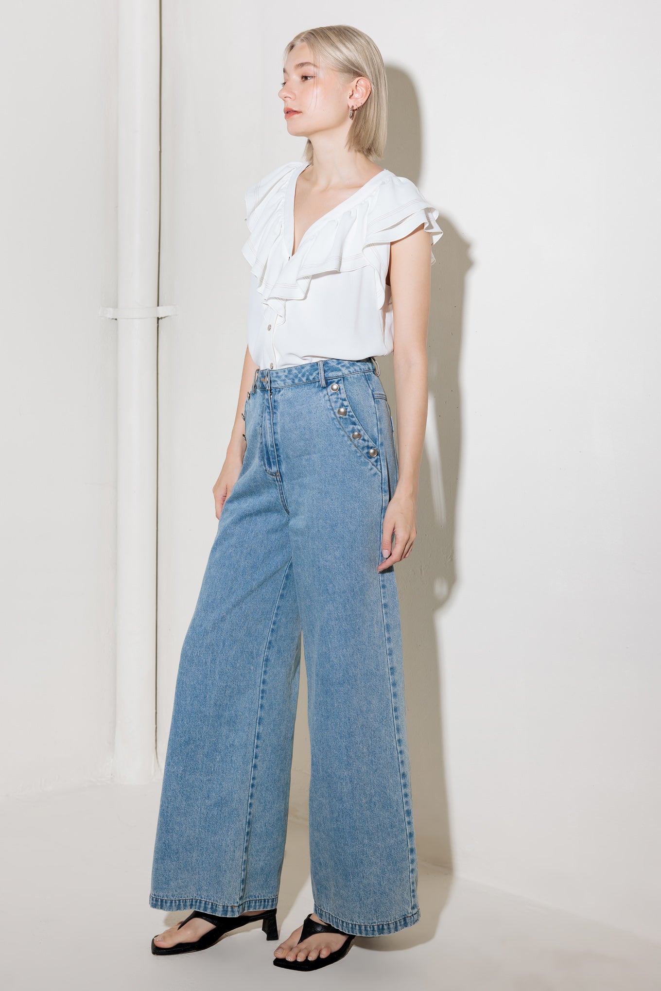 EVER SO SWEET DENIM PANTS - MaraFormigone