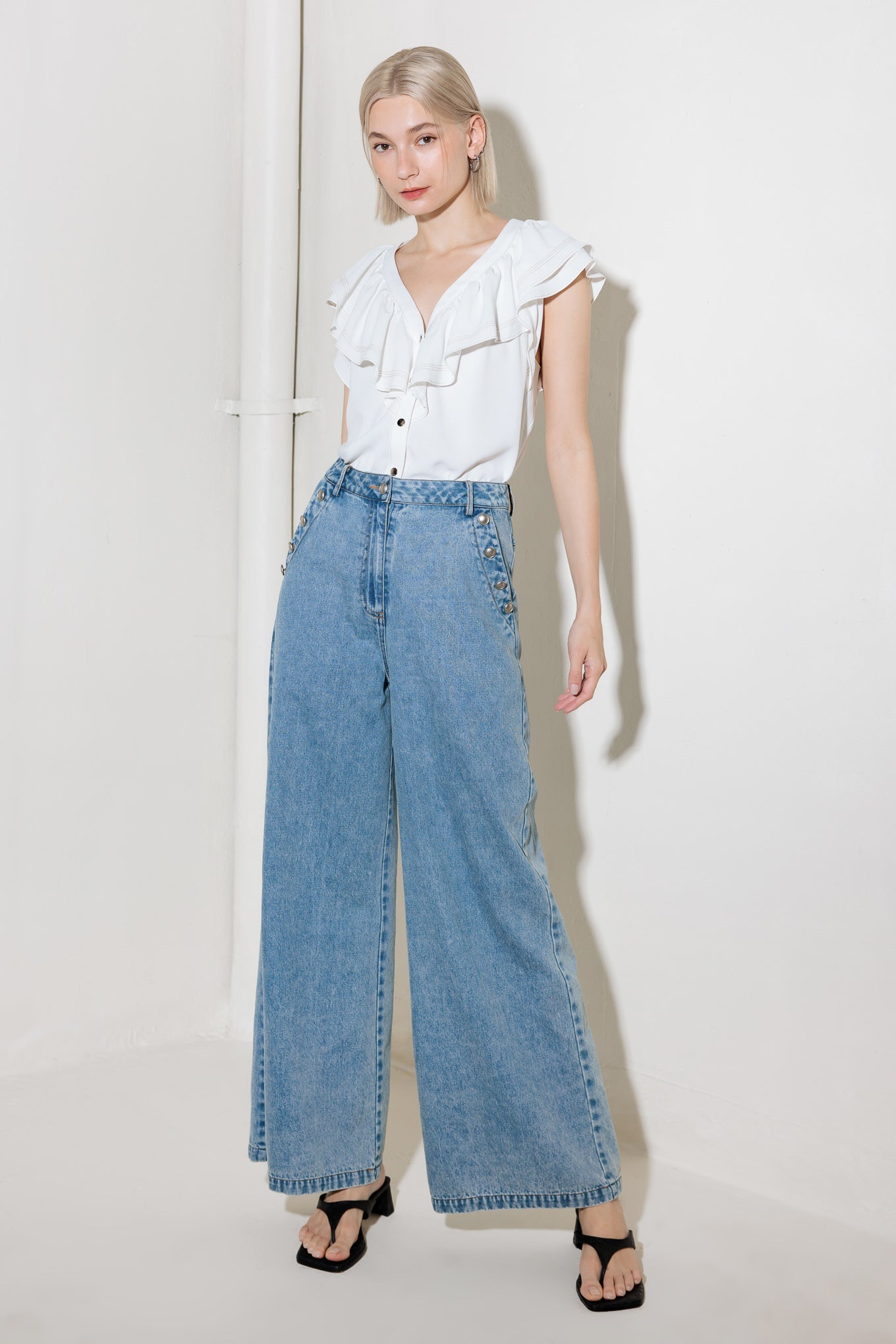 EVER SO SWEET DENIM PANTS - MaraFormigone