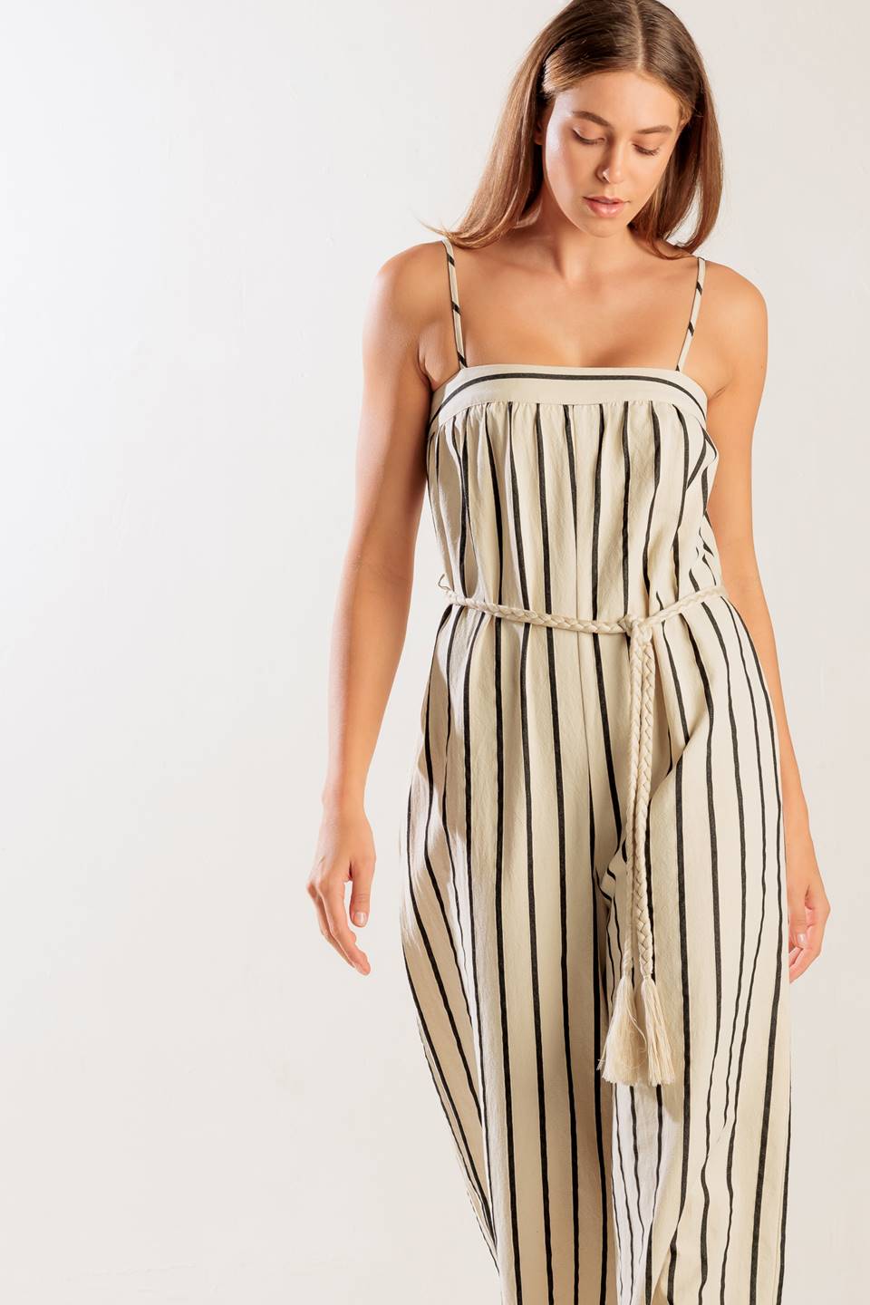 JUST THE BEGINNING WOVEN JUMPSUIT - MaraFormigone
