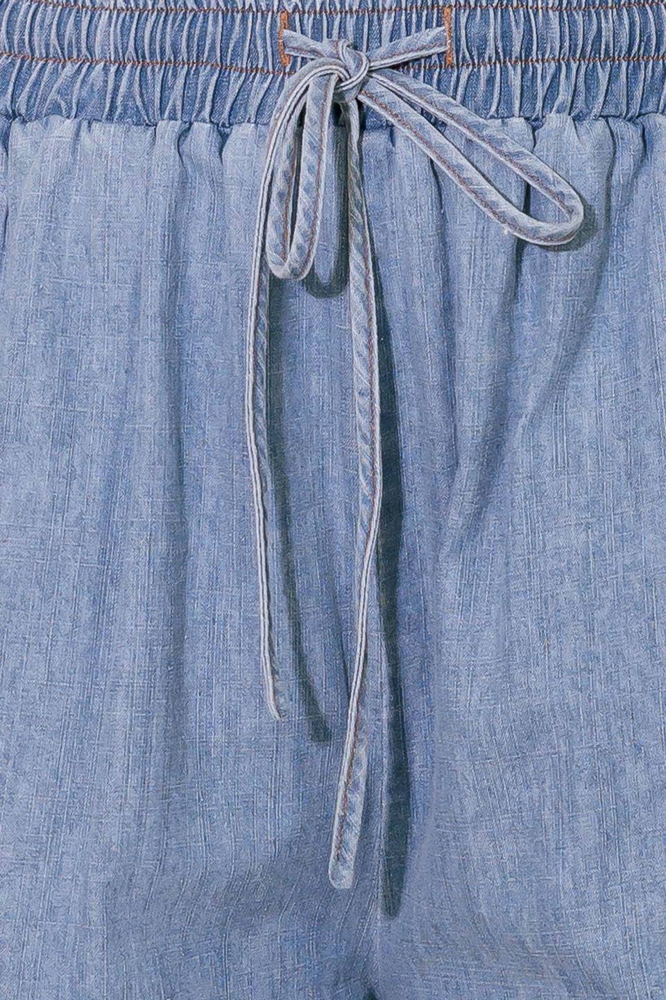 RIVERSIDE SIPS PANTALONES DE CHAMBRAY INDIGO CLARO