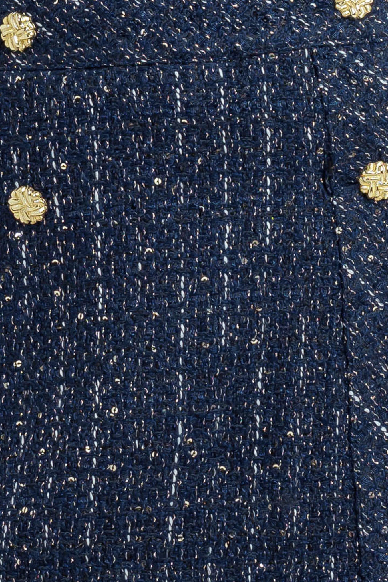 PARISIAN NAVY TWEED SKORT - MaraFormigone